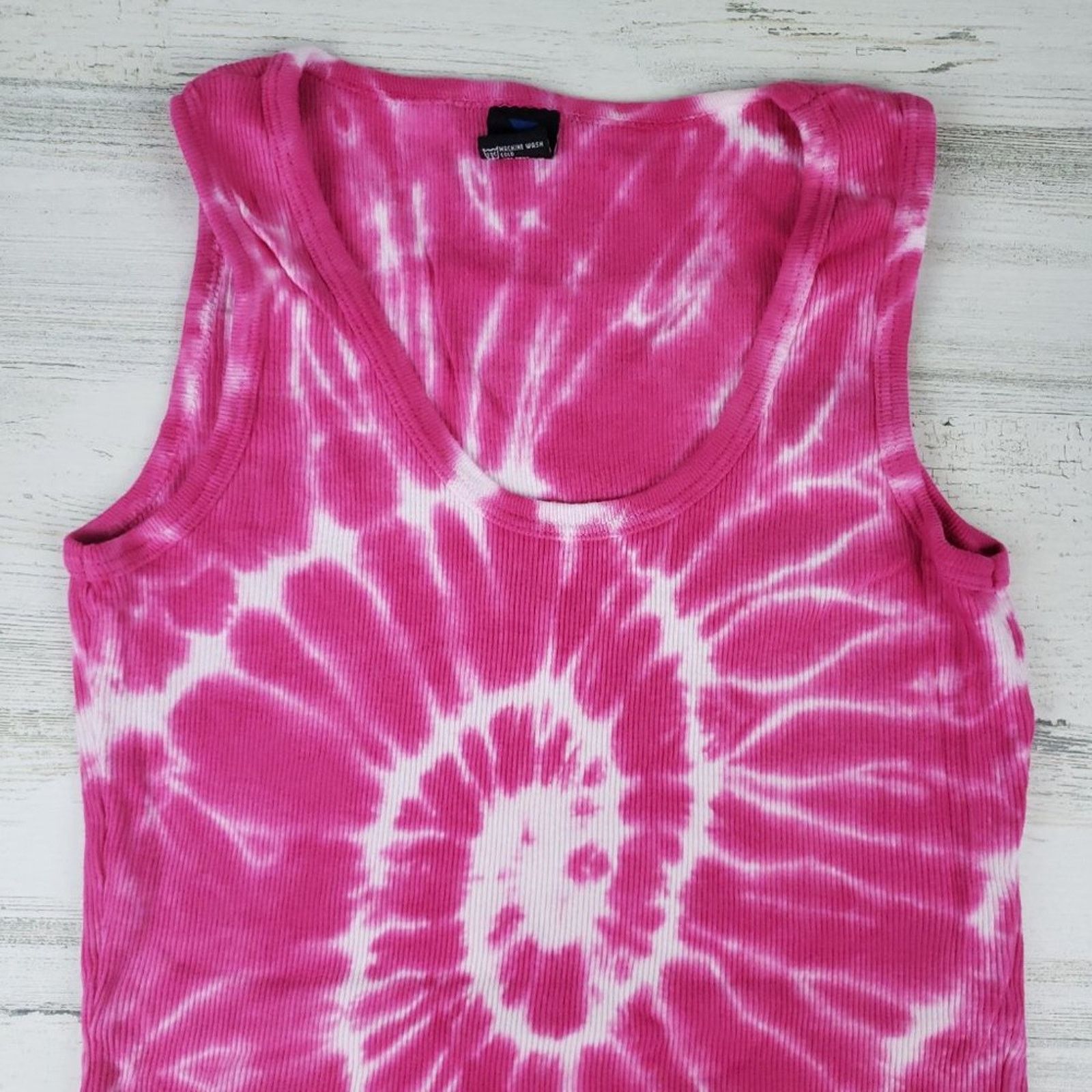 Other NWOT Point Sportswear Tie Dye Pink Spiral Tank Top Medium Size M / US 6-8 / IT 42-44 - 5 Thumbnail
