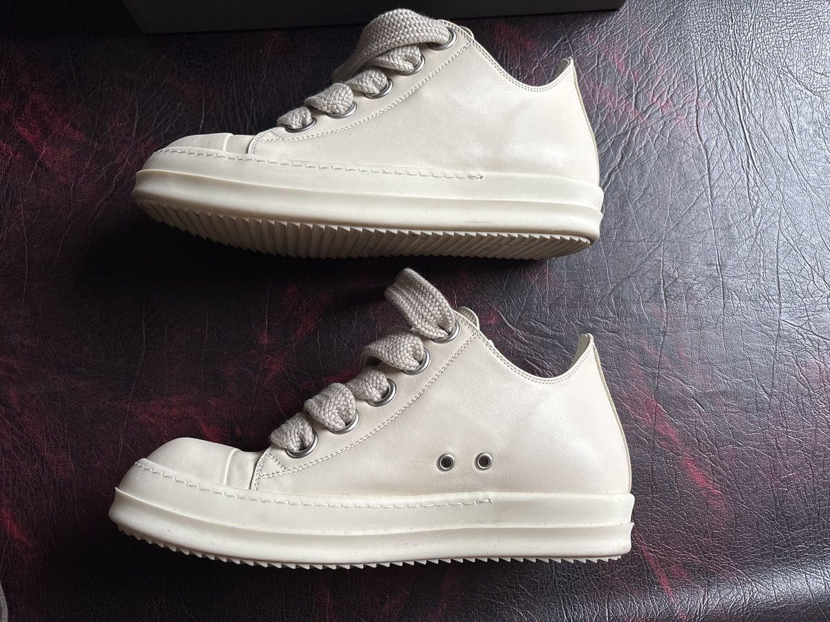 Rick Owens Rick Owens Jumbo Lace Lowtop Sneaks | Grailed
