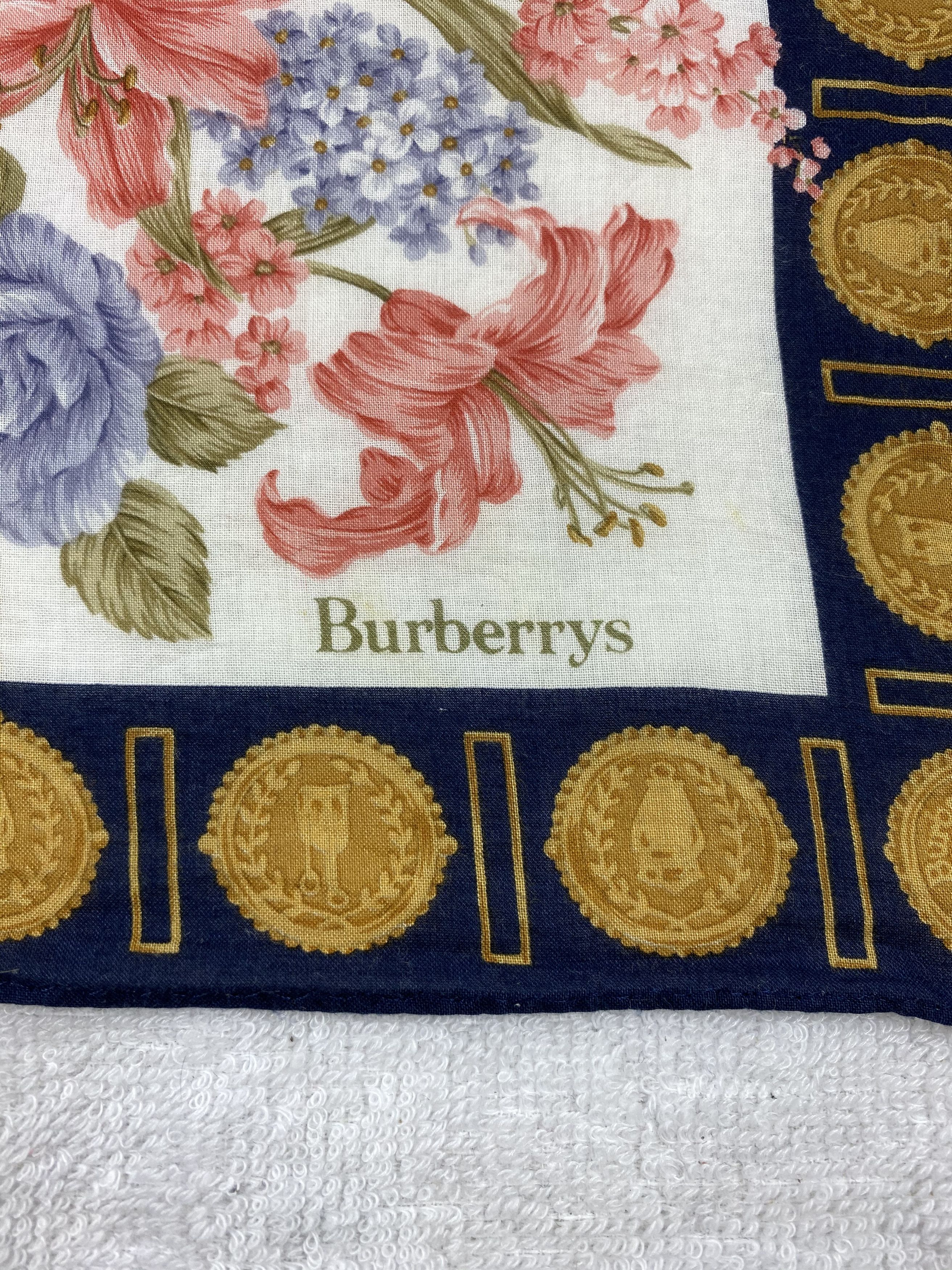 Burberry Vintage Burberrys Handkerchief / Bandana / Neckerchief Size ONE SIZE - 5 Thumbnail