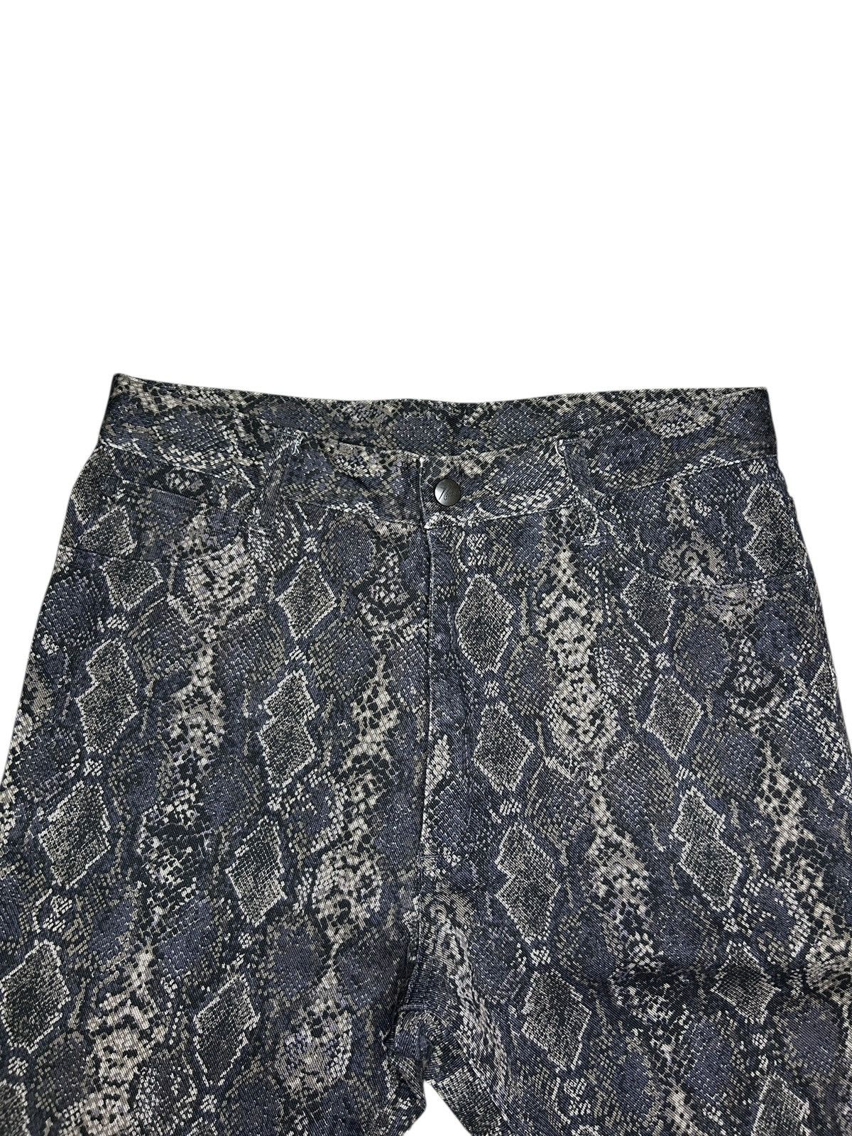 Needles S/S 21 Skinny Python Printed Denim Size US 30 / EU 46 - 4 Thumbnail