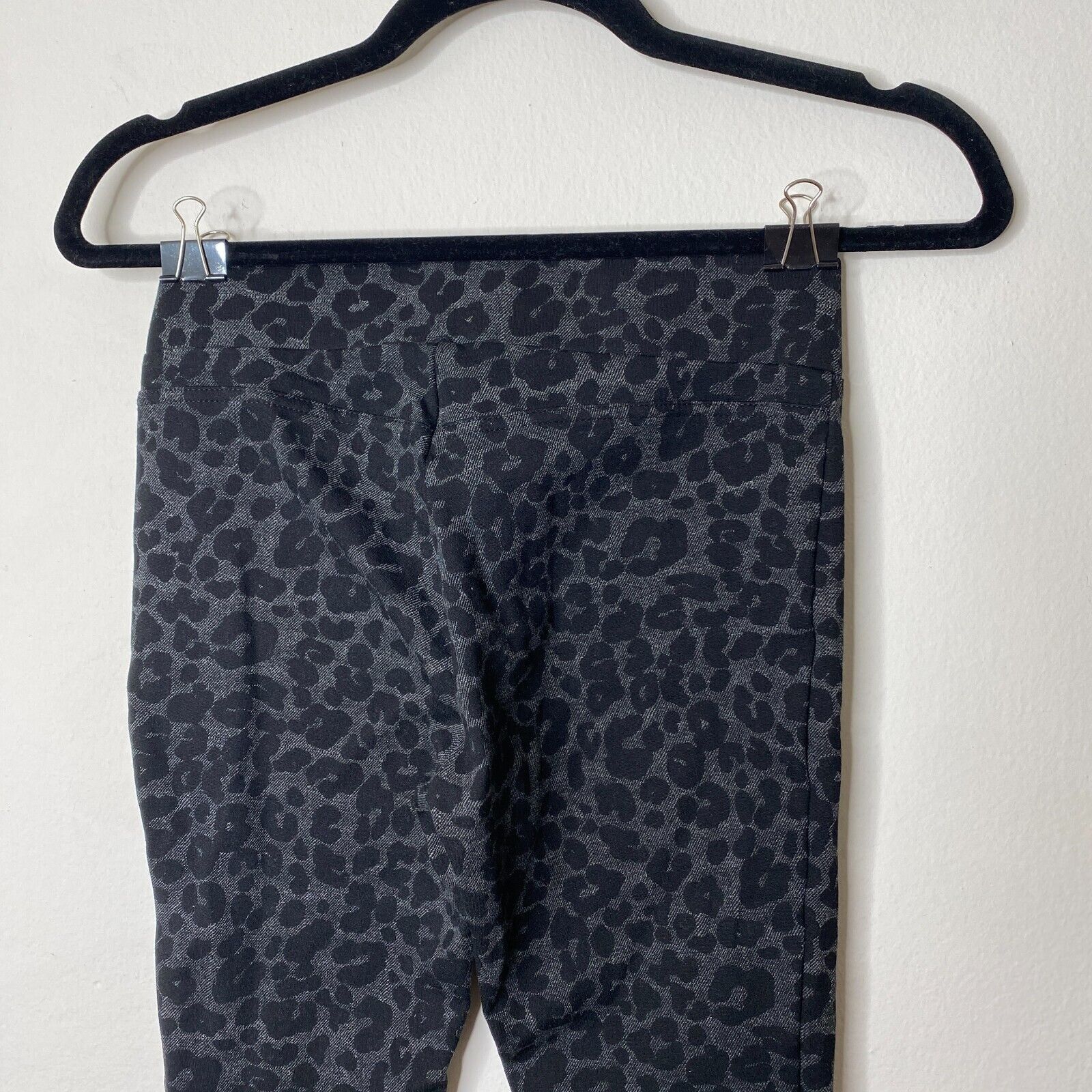 Loft Loft Black Gray Leopard Ponte Legging Jegging High Waist XSP Size 25" / US 0 / IT 36 - 6 Thumbnail