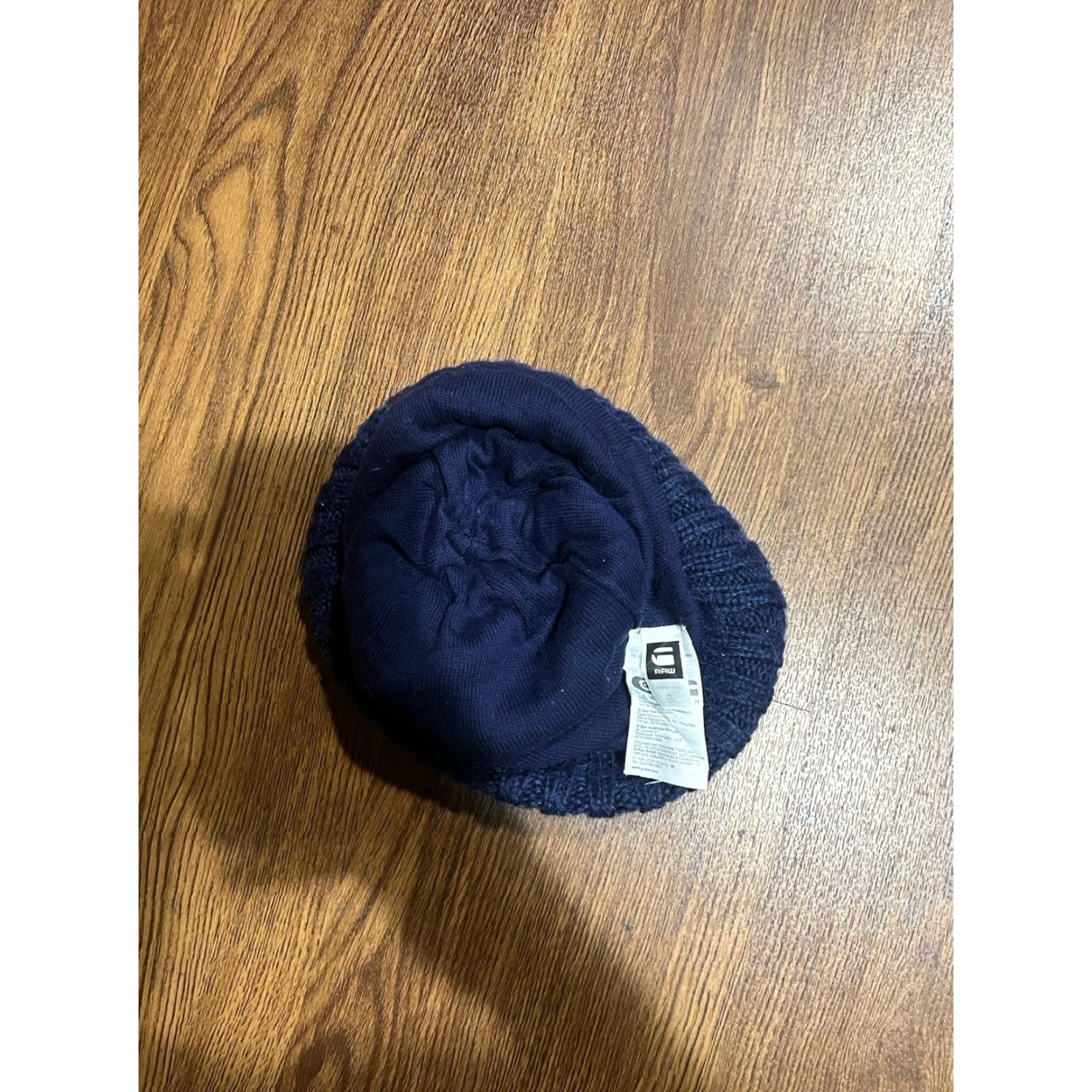 G-Star G Star Raw Womens Beanie Knit Blue One Size Fits Most Size ONE SIZE - 3 Thumbnail