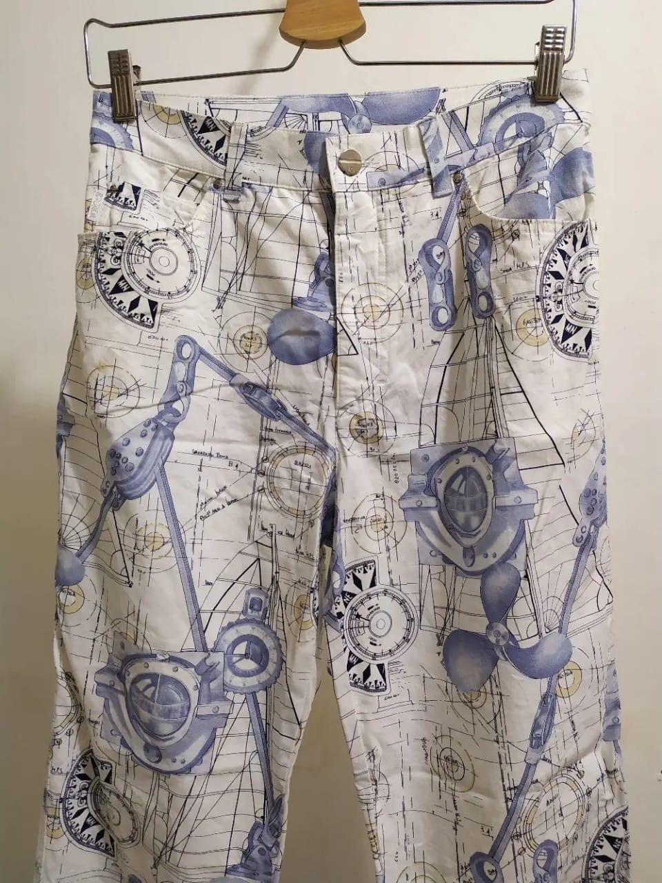 Escada Vintage ESCADA By Margaretha Lev Fullprint Art Pants Size 28" / US 6 / IT 42 - 2 Thumbnail