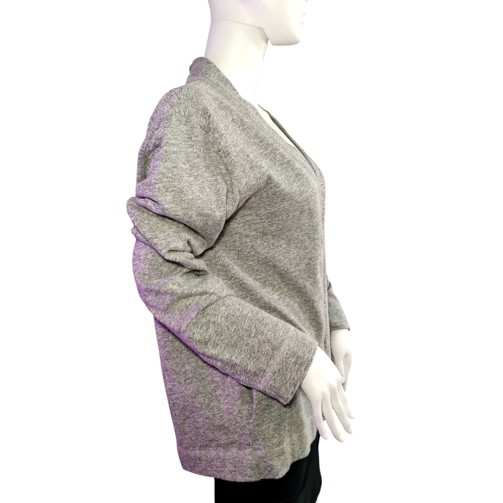 H&M Divided by H&M Womens Gray Cardigan Long Sleeve Sz Med Size M / US 6-8 / IT 42-44 - 4 Thumbnail