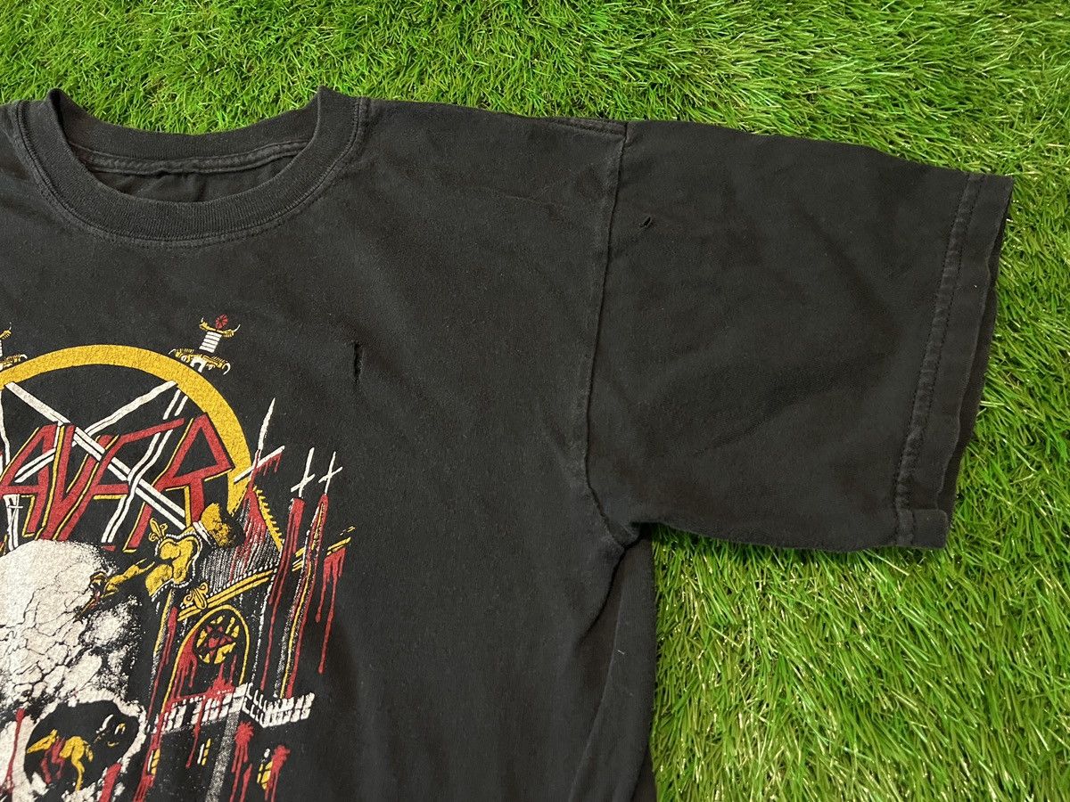 Slayer Vintage 90s Slayer South of Heaven Skull Shirt Double-Sided Size US M / EU 48-50 / 2 - 3 Thumbnail