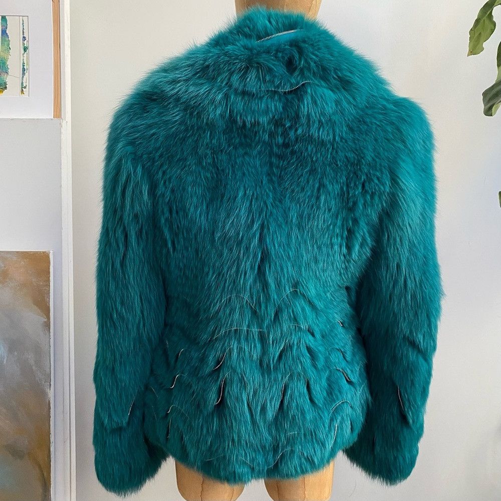 Roberto Cavalli Vintage ROBERTO CAVALLI Dyed Arctic Fox Fur Size M / US 6-8 / IT 42-44 - 4 Thumbnail