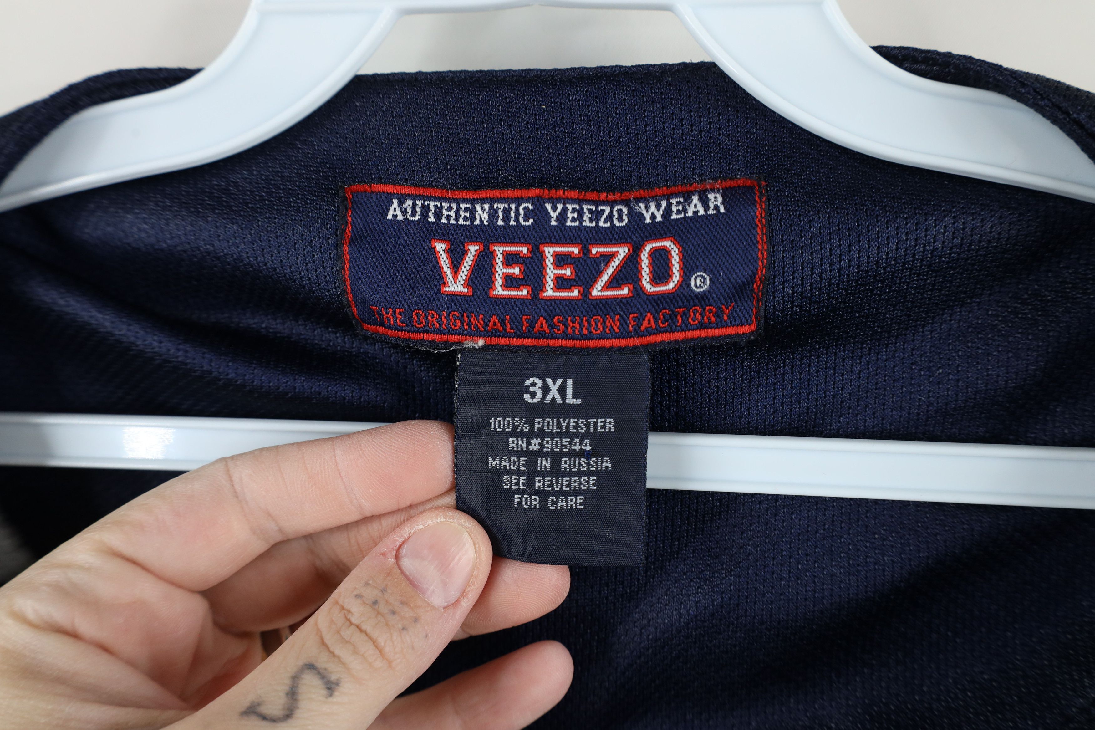 Vintage Vintage 90s Y2K Streetwear New York Baseball Jersey Blue Size US XXL / EU 58 / 5 - 9 Thumbnail