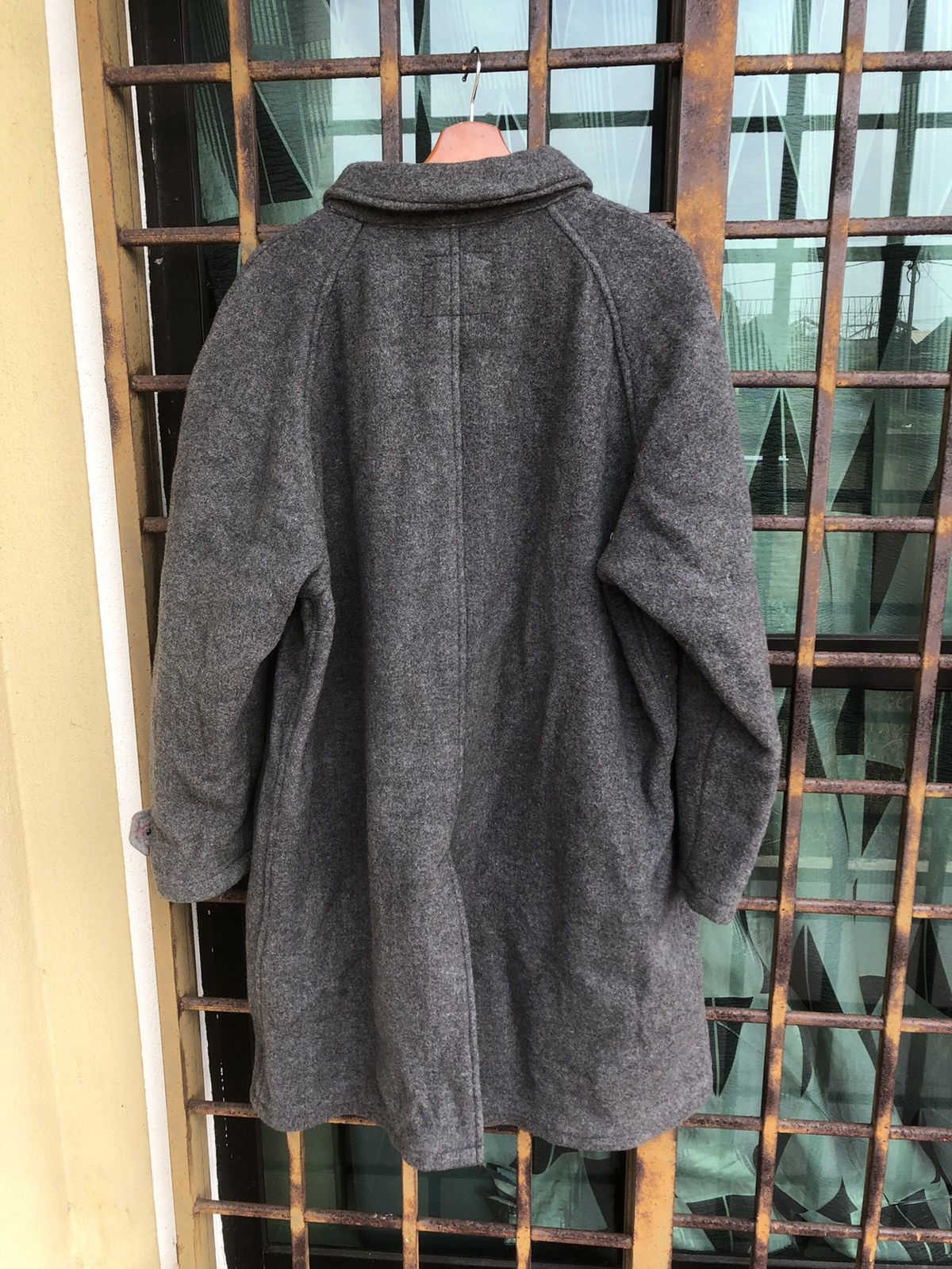 Kansai Yamamoto Kansai Yamamoto Wool Long Coat Button Size US L / EU 52-54 / 3 - 4 Thumbnail