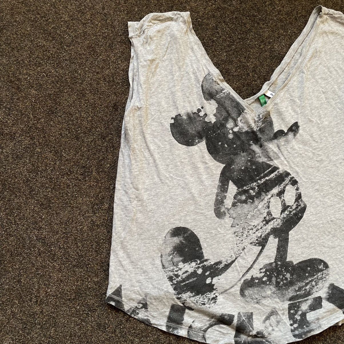 Vintage Vintage Y2K Sun Faded Mickey Mouse Graphic Tee Streetwear L Size US L / EU 52-54 / 3 - 2 Thumbnail