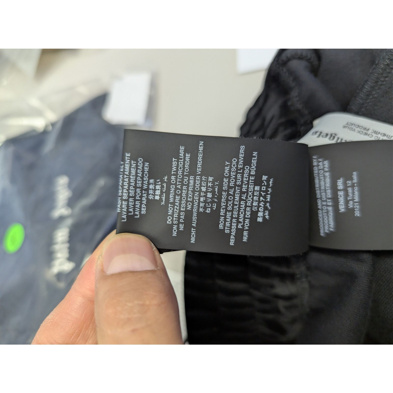 Palm Angels o1rshd1 Q:2 / Velvet Track Pants in Black / White Size US 30 / EU 46 - 19 Thumbnail