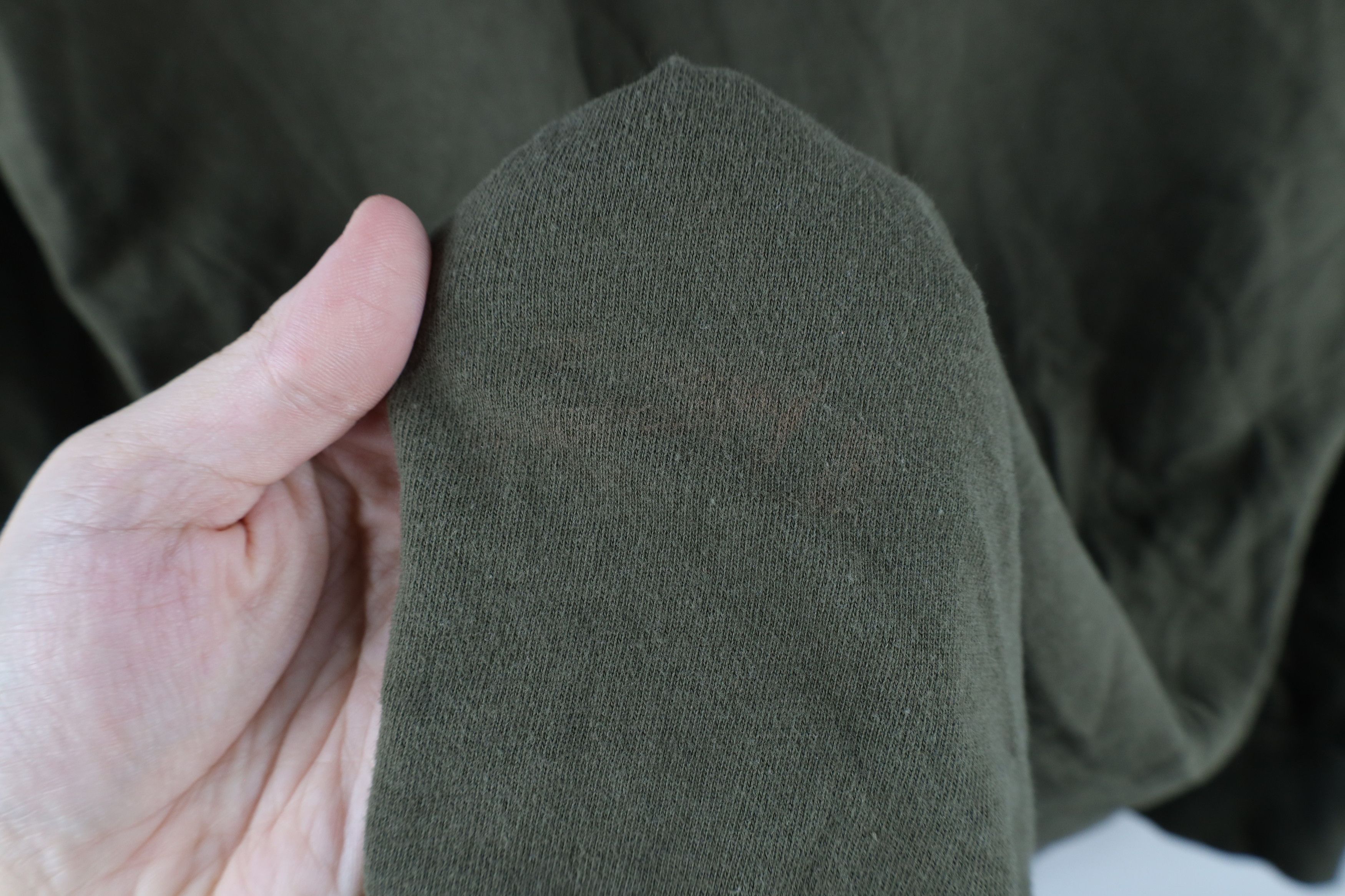 Vintage Vintage German Military Cotton Half Zip Pullover Top Green Size US L / EU 52-54 / 3 - 4 Thumbnail