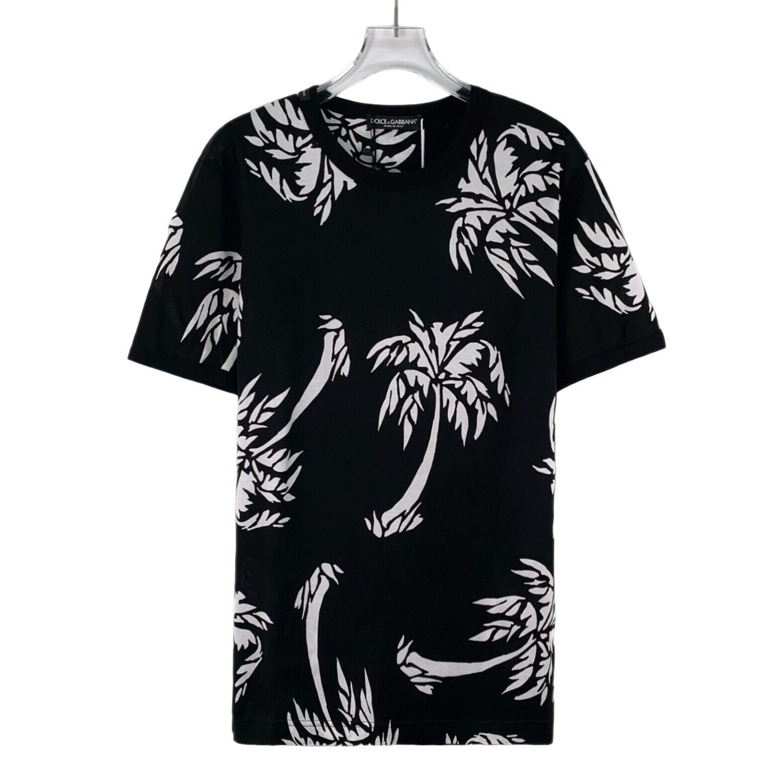 Dolce & Gabbana Dolce & Gabbana Palm Tree Print T-Shirt 48 Size US M / EU 48-50 / 2 - 1 Thumbnail