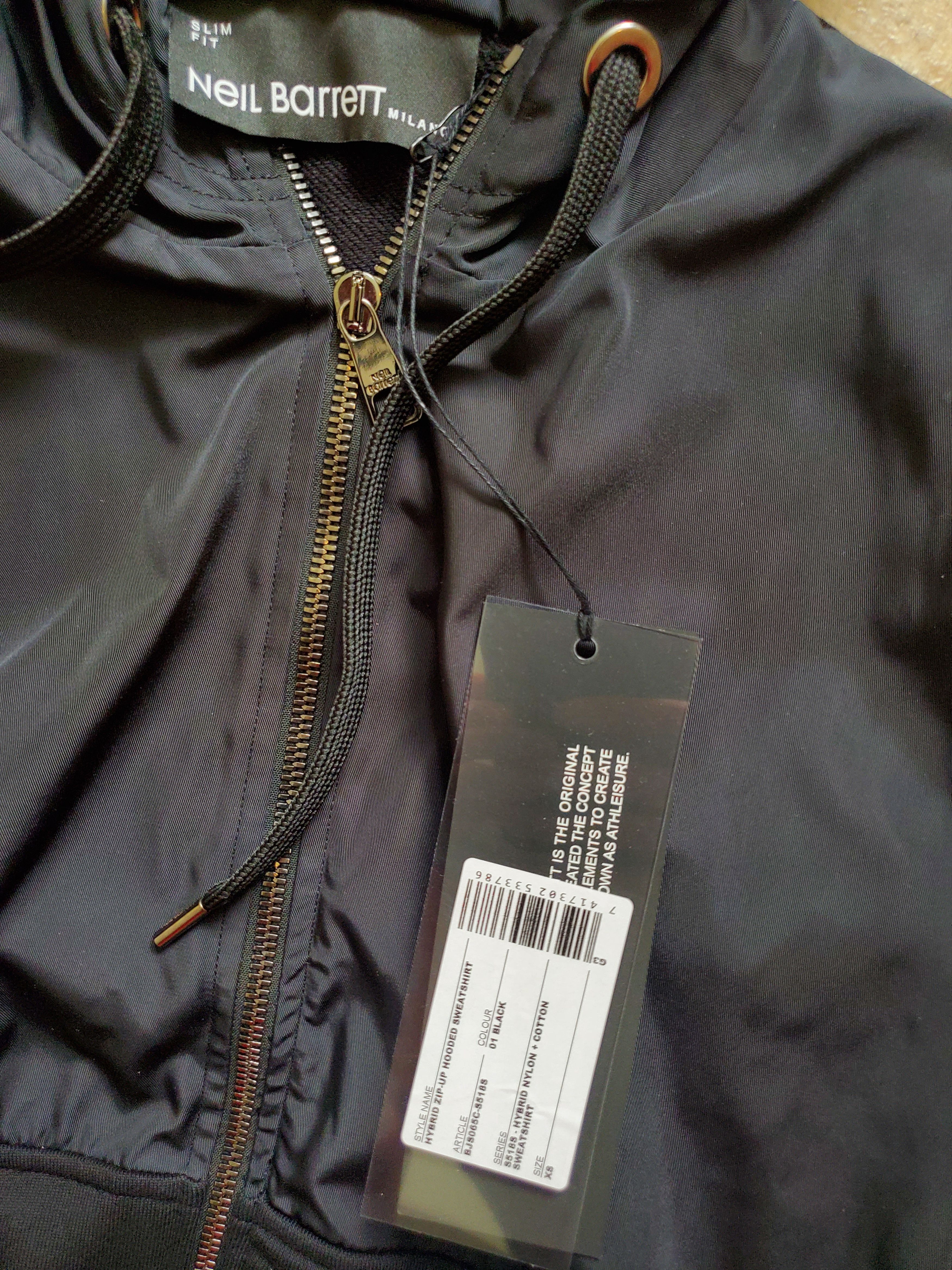 Neil Barrett NEIL BARRETT SWEATSHIRT JACKET XS Size US XS / EU 42 / 0 - 3 Thumbnail