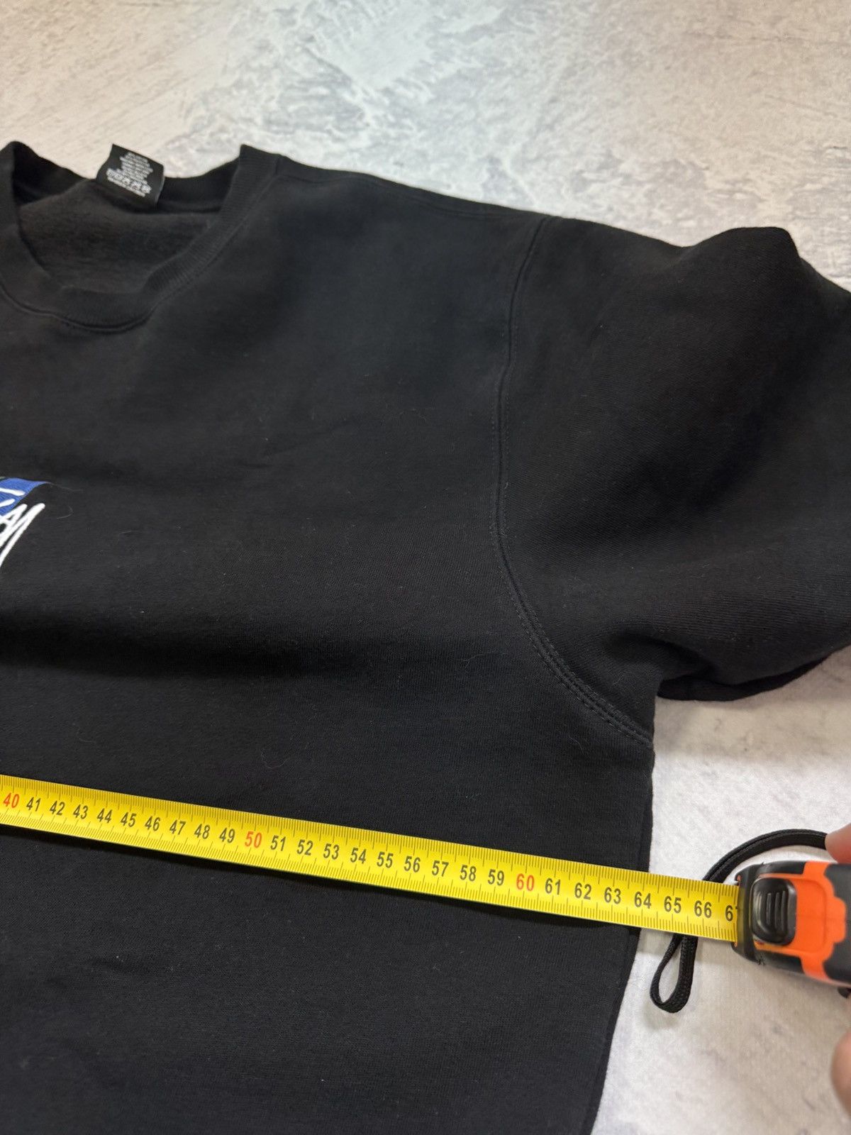 Stussy × Vintage STUSSY CENTER HAFT LOGO OVERSIZE BAGGY FIT SWEATSHIRT Size US XL / EU 56 / 4 - 9 Thumbnail