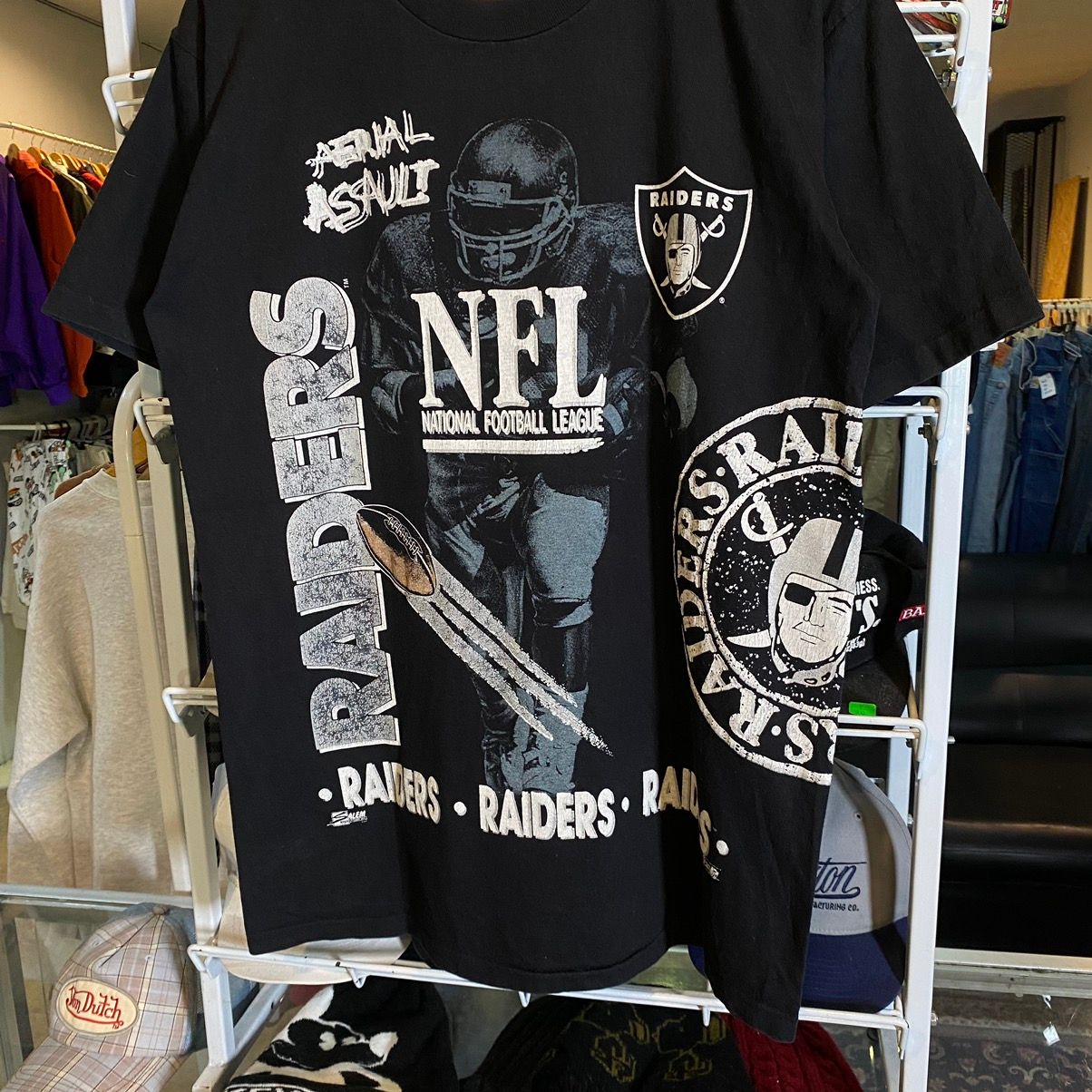 Vintage Los Angeles Raiders Vintage 90s Salem Sportswear T-Shirt OVP Size US L / EU 52-54 / 3 - 4 Thumbnail