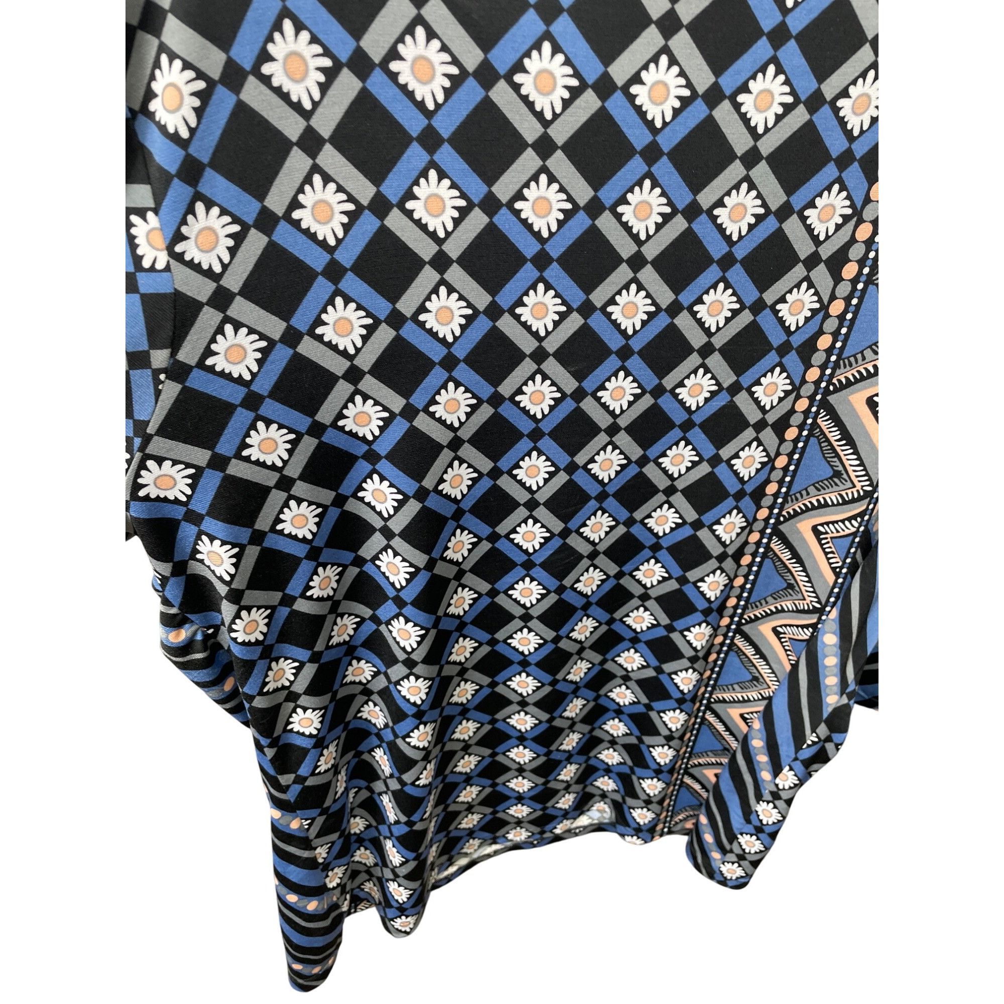 Bob Mackie Bob Mackie Wearable Art Womens Flor Long Sleeve Blouse SKU 9 Size M / US 6-8 / IT 42-44 - 6 Thumbnail