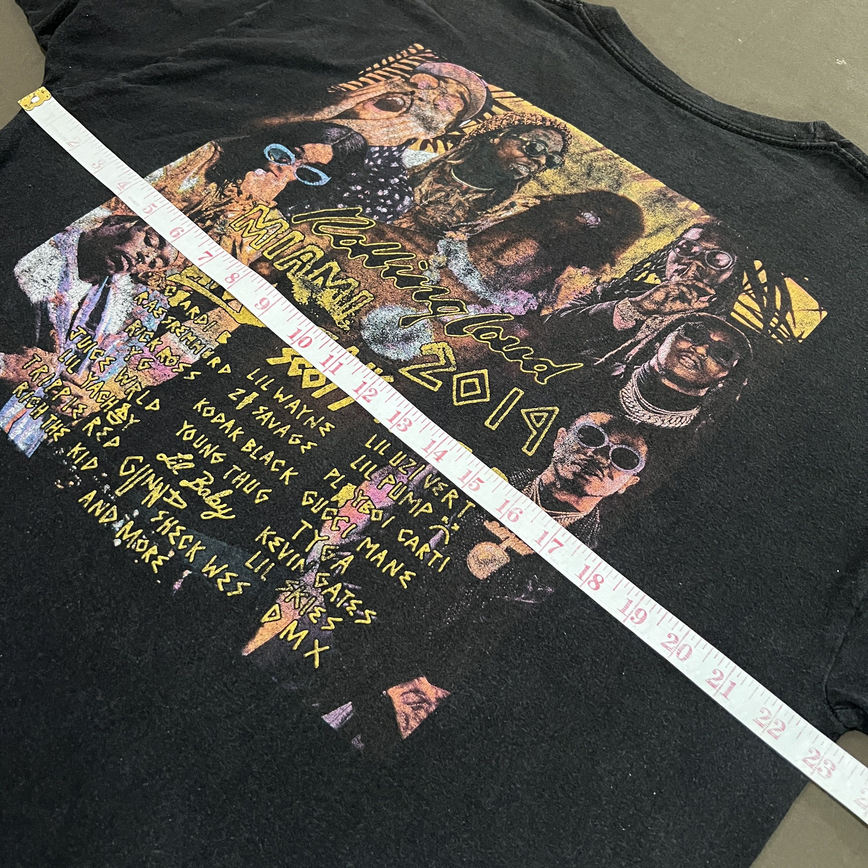Playboi Carti Rolling Loud 2019 Promo Tour Tee XL Faded Hiphop Rapper Size US XL / EU 56 / 4 - 9 Thumbnail