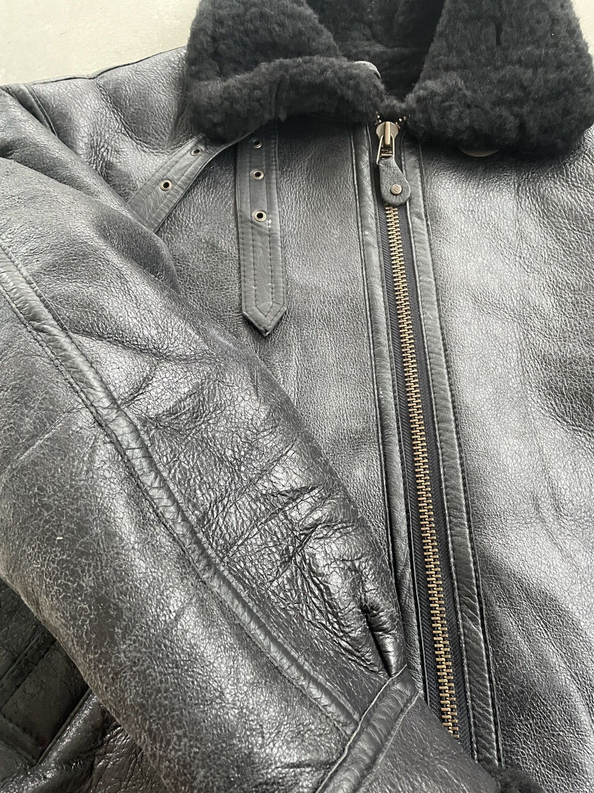 Other B-3 WIND ARMOR SHEEPSKIN LEATHER JACKET 23M5658 Size US L / EU 52-54 / 3 - 4 Thumbnail