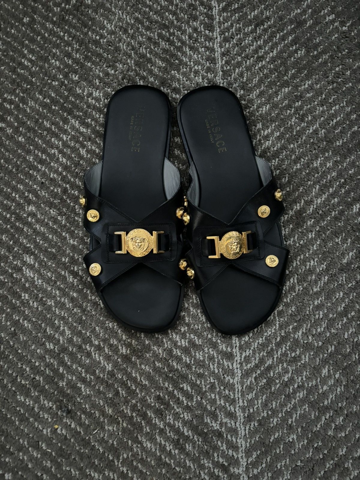 Versace VERSACE MEDUSA SANDAL Size US 10 / EU 43 - 1 Thumbnail