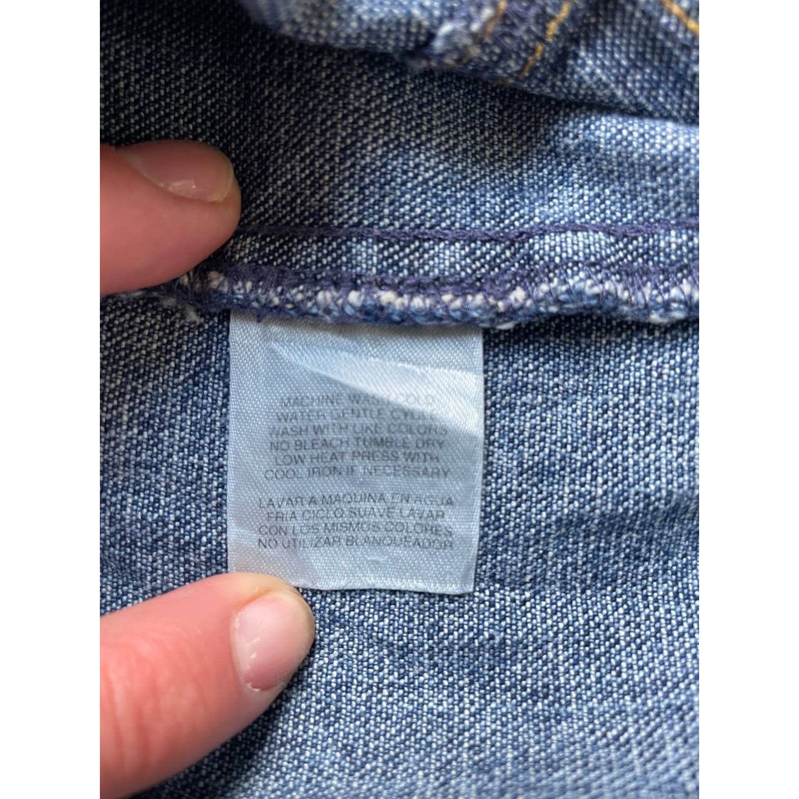 If Six Was Nine × Japanese Brand × Jones New York Vintage Japanese Reworked Ifsixwasnine Style Denim Jacket Size S / US 4 / IT 40 - 9 Thumbnail