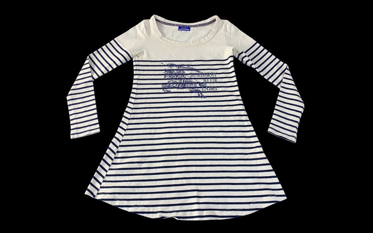 Burberry Burberry London Blue Label Blouse Striped Prorsum Logo Size S / US 4 / IT 40 - 1 Thumbnail