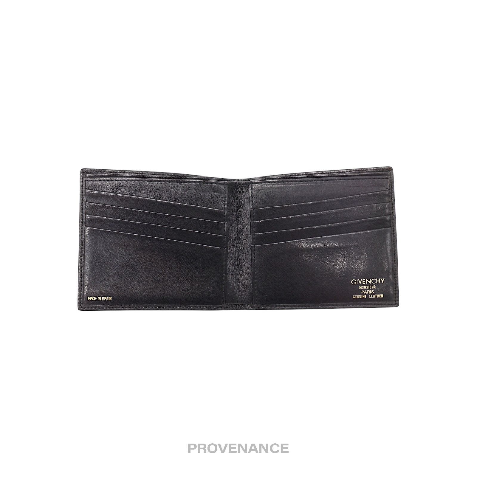 Givenchy Givenchy 4G Logo 8CC Bifold Wallet - Monsieur Black Leather Size ONE SIZE - 5 Thumbnail