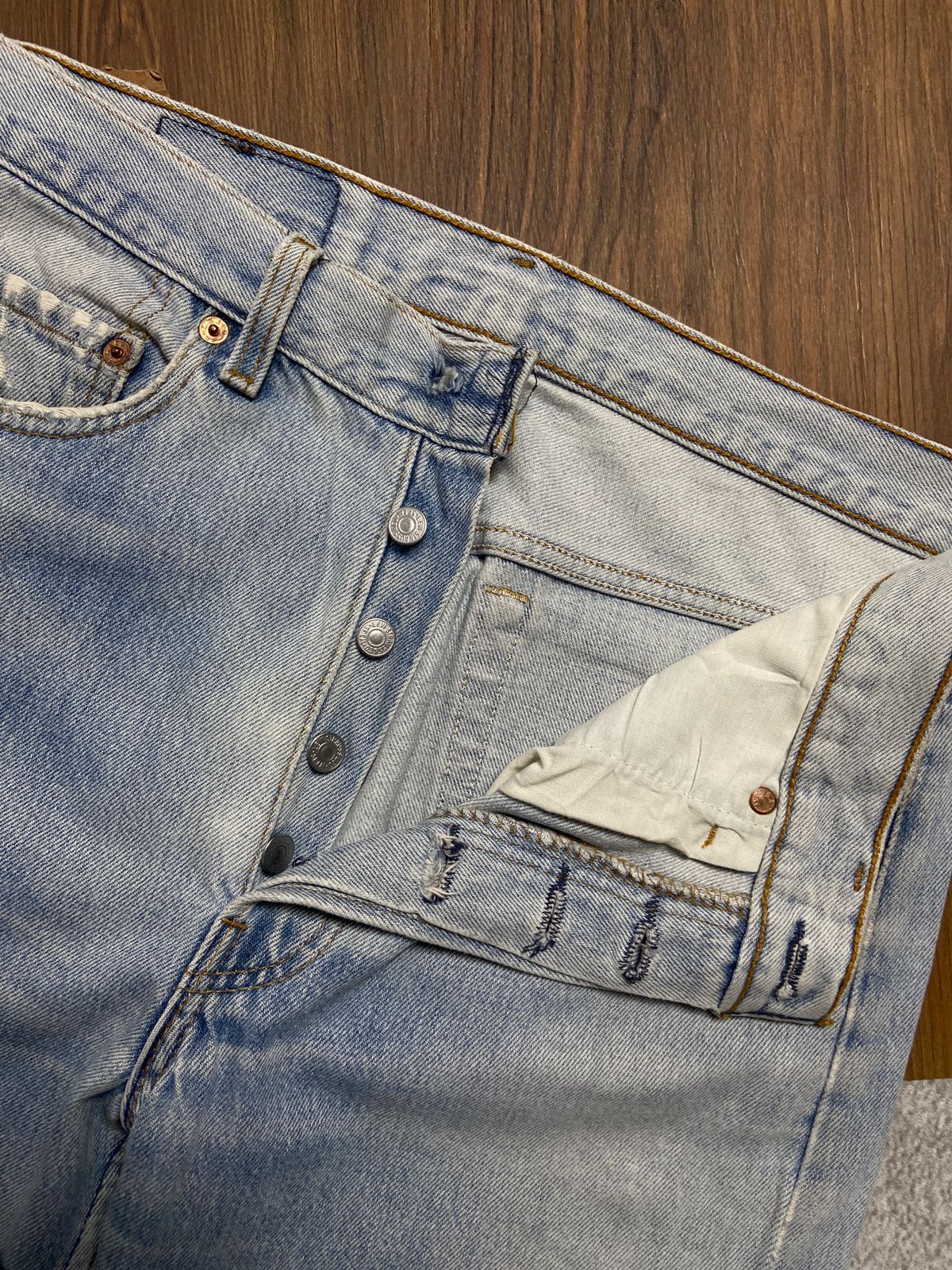 Levi's Vintage 90'S levis 501 made in USA Size US 32 / EU 48 - 4 Thumbnail