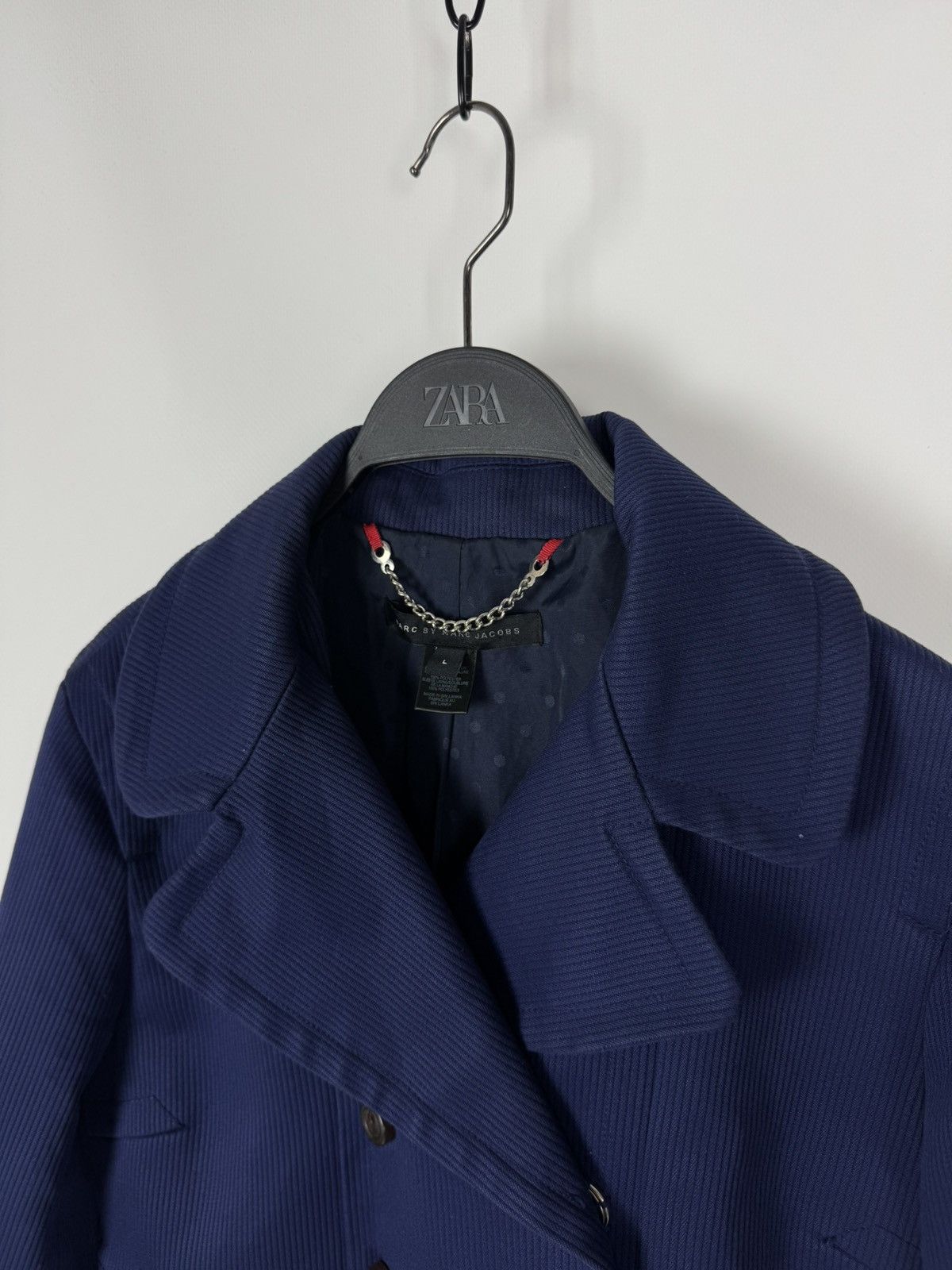 Marc by Marc Jacobs Marc by Marc Jacobs Ribbed Mid Women’s Coat Jacket Size L / US 10 / IT 46 - 5 Thumbnail