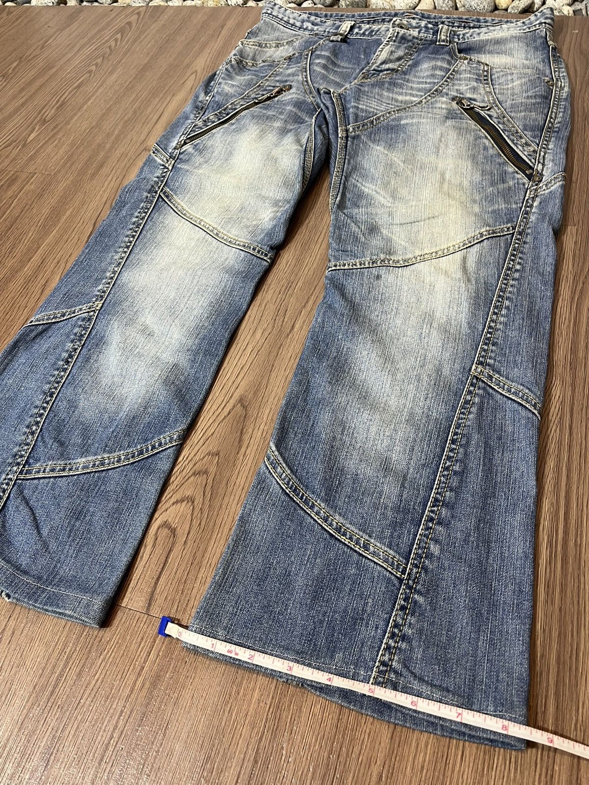 Japanese Brand × Nicole Club Nicole Club For Men Patchwork Jeans Size US 33 - 20 Thumbnail