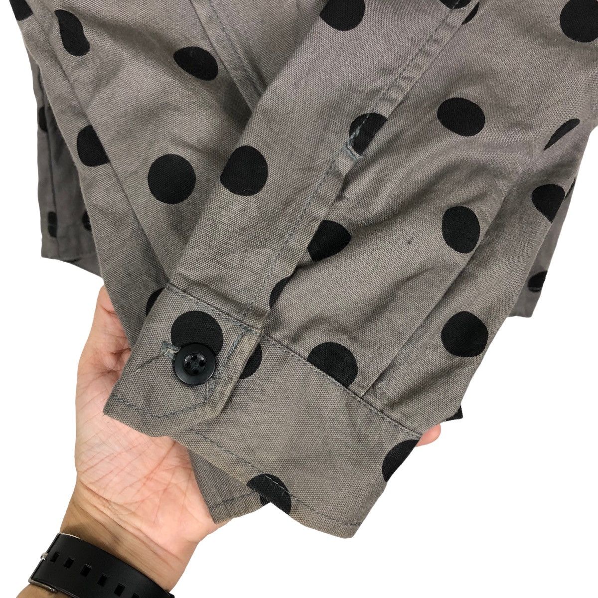 Issey Miyake 🔥Rare Polkadot Chore Jacket Hoodie Ships Jet Blue Japan Size US L / EU 52-54 / 3 - 13 Thumbnail