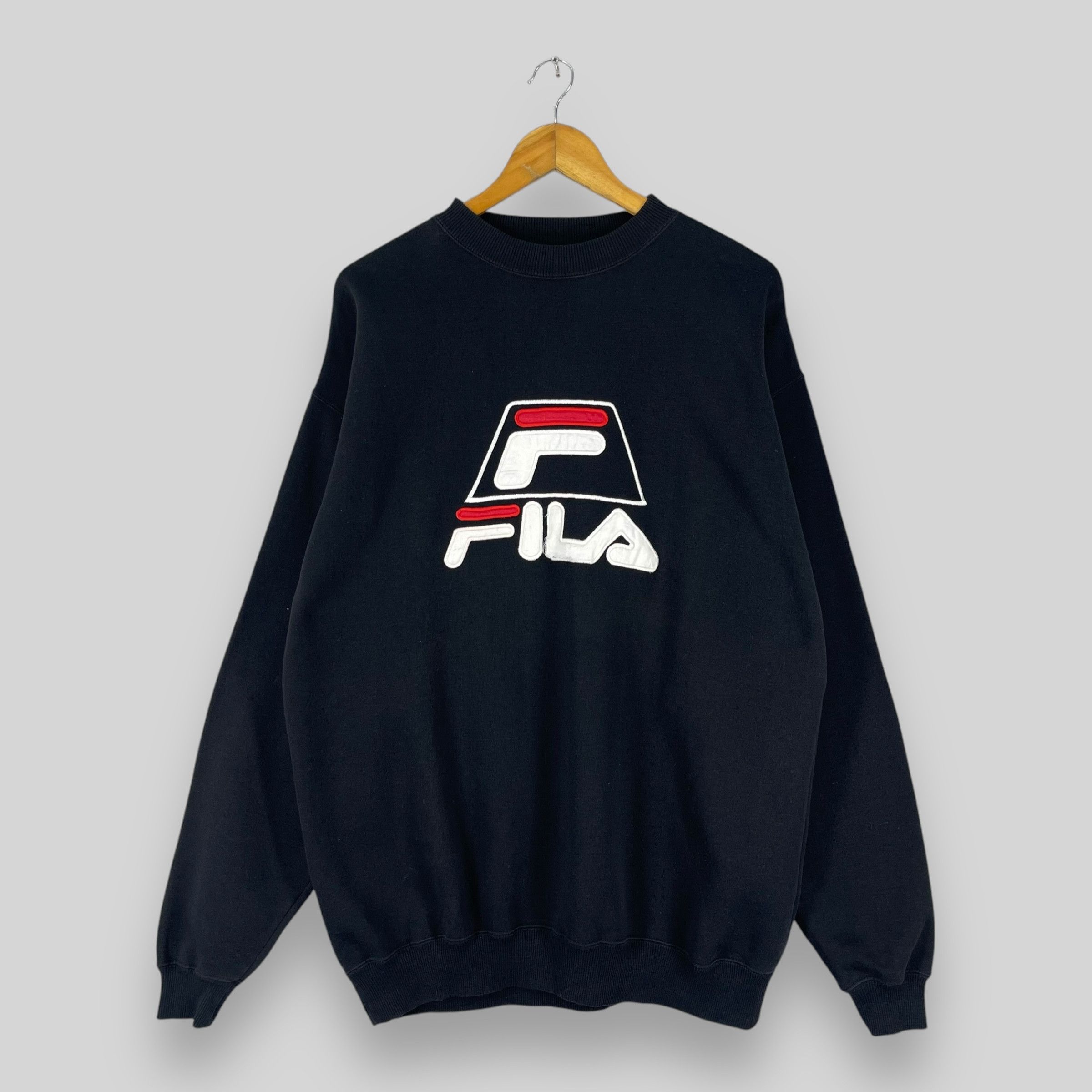 Fila Vintage FILA Italia Big Logo Spell Out Embroidery Sweatshirt Size US L / EU 52-54 / 3 - 1 Thumbnail