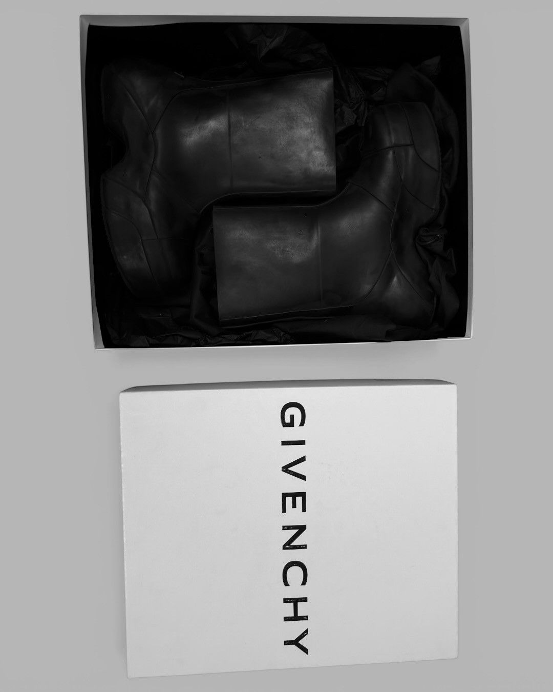 Givenchy SS2023 Givenchy By Mathew M Williams Rubber Ankle Boots Size US 8.5 / EU 41-42 - 11 Thumbnail