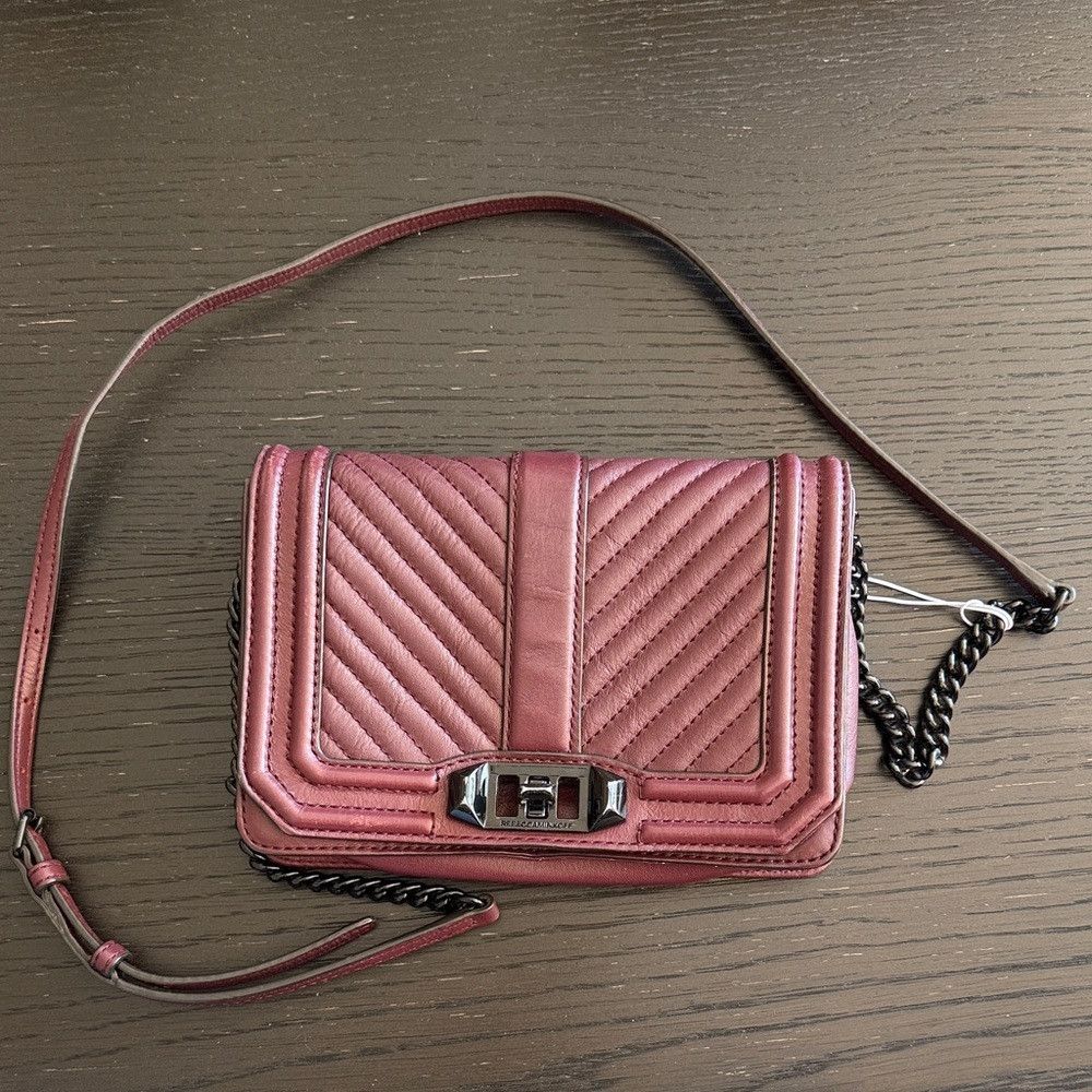 Rebecca Minkoff Women’s Crossbody Bag Dark Burgundy Leather