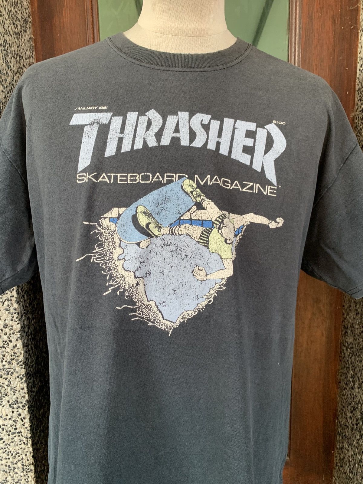 Thrasher × Vintage Vintage Thrasher Skateboard Magazine / Skate / Surf T shirt Size US L / EU 52-54 / 3 - 2 Thumbnail