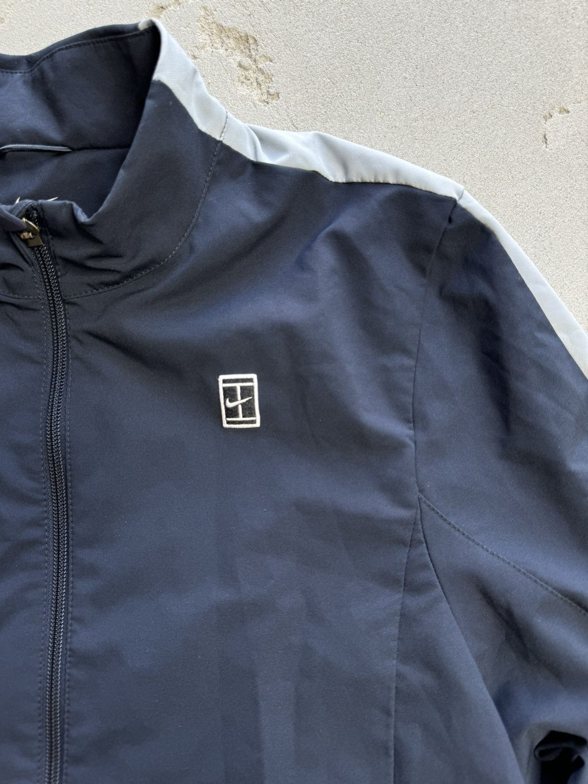 Nike × Vintage 🪼 90’s NIKE COURT TEAM SWOOSH LOGO Y2K TRACK JACKET Size US S / EU 44-46 / 1 - 3 Thumbnail