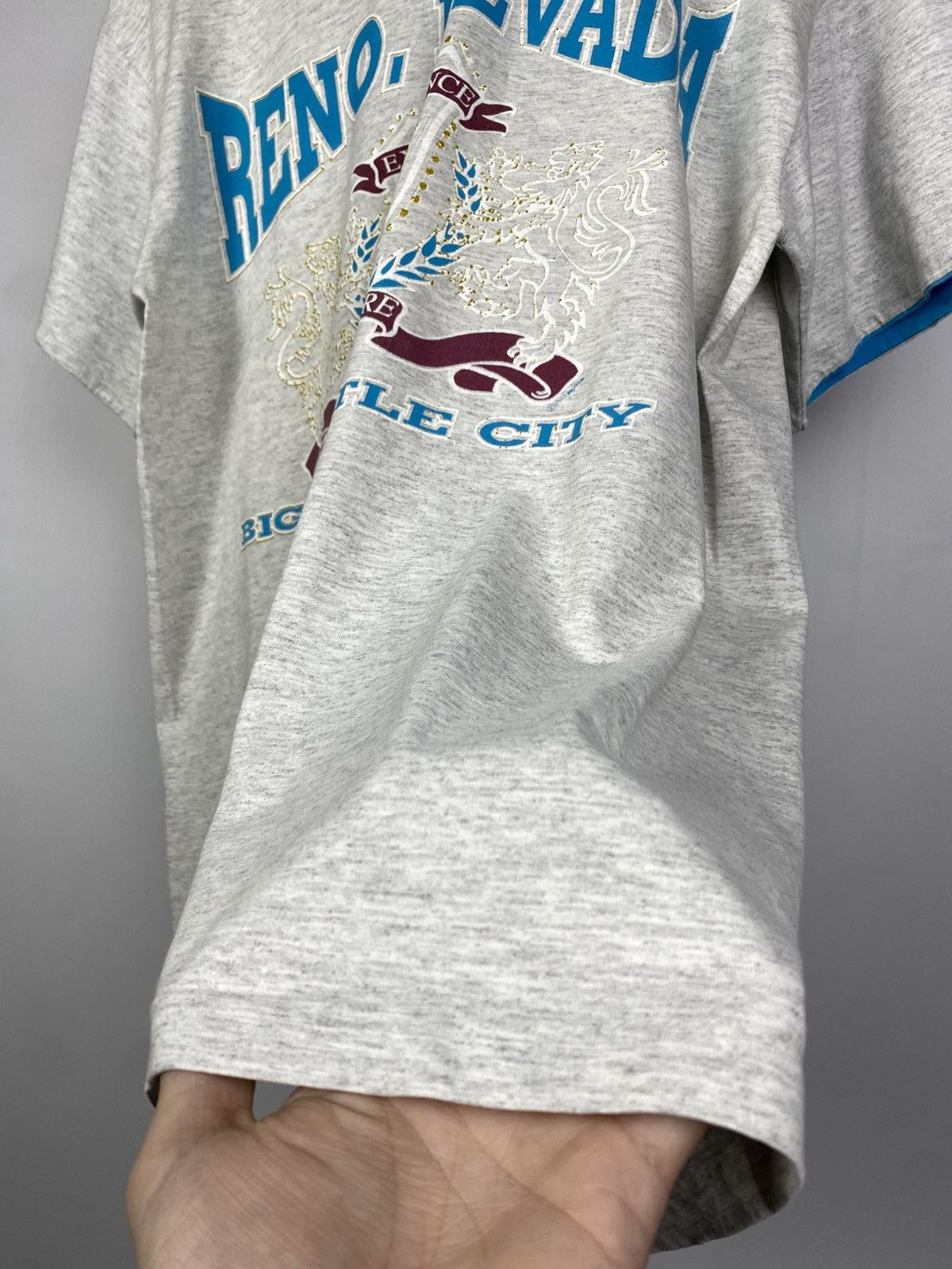 Japanese Brand × Vintage Vintage 90s Y2K Reno Nevada USA Logo T Shirt Size US L / EU 52-54 / 3 - 5 Thumbnail