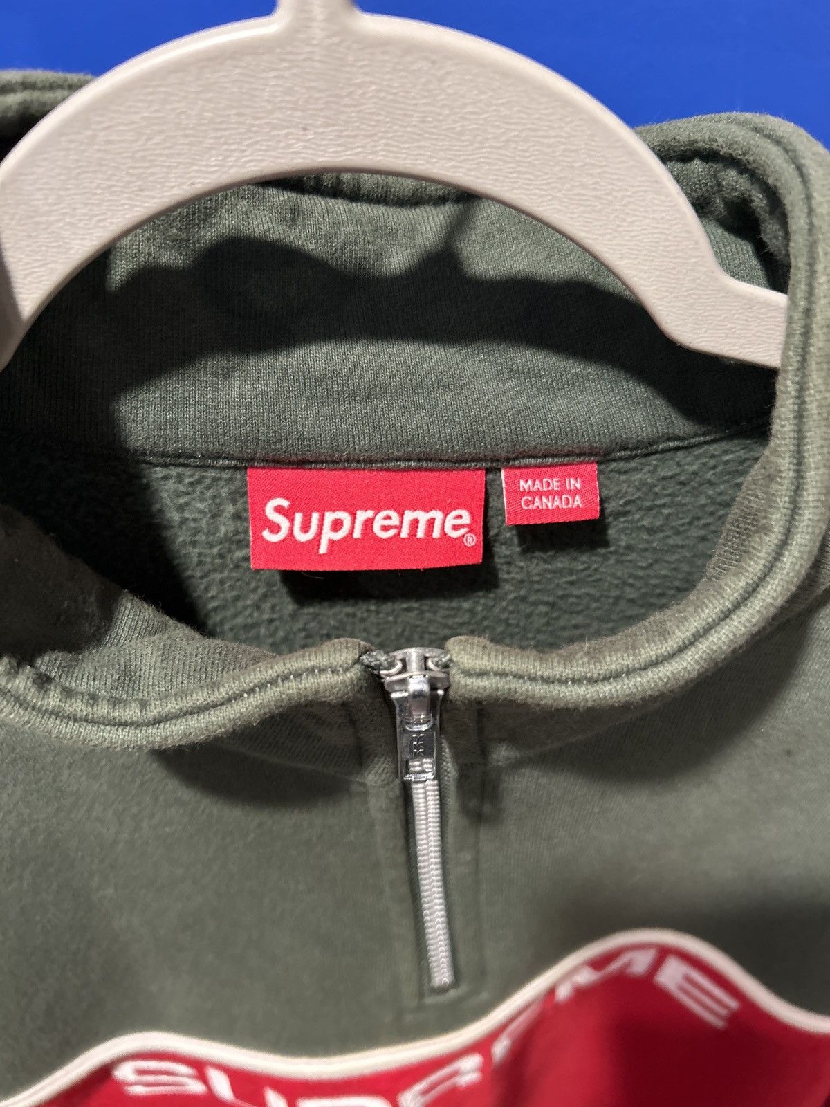 Supreme Supreme two-tone half zip up sweater Size US L / EU 52-54 / 3 - 3 Thumbnail