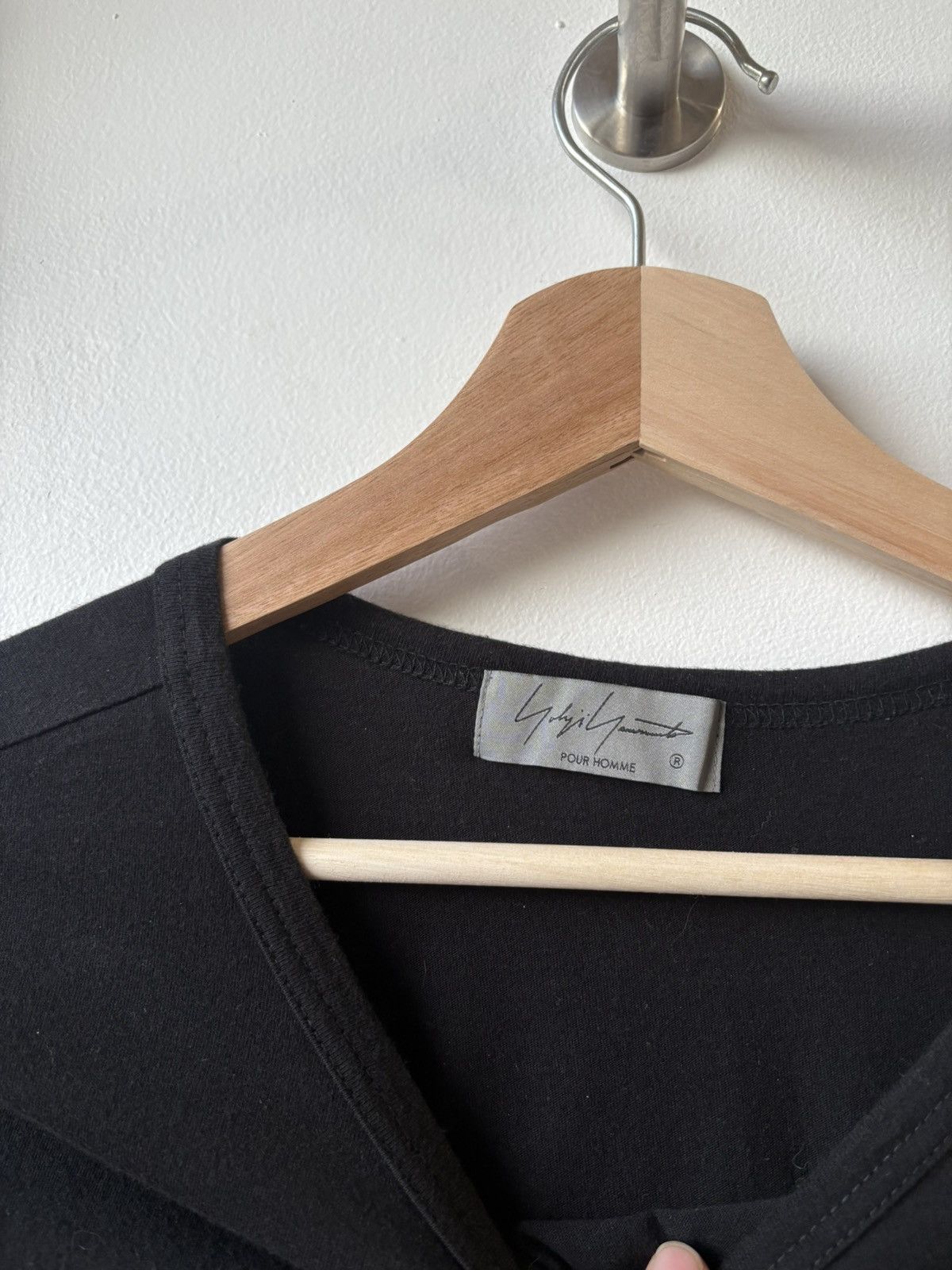 Yohji Yamamoto AW22 mini signature logo tee