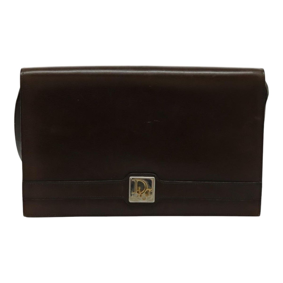 Dior Brown Leather Shoulder Bag (Pre-Owned) Size ONE SIZE - 1 Thumbnail