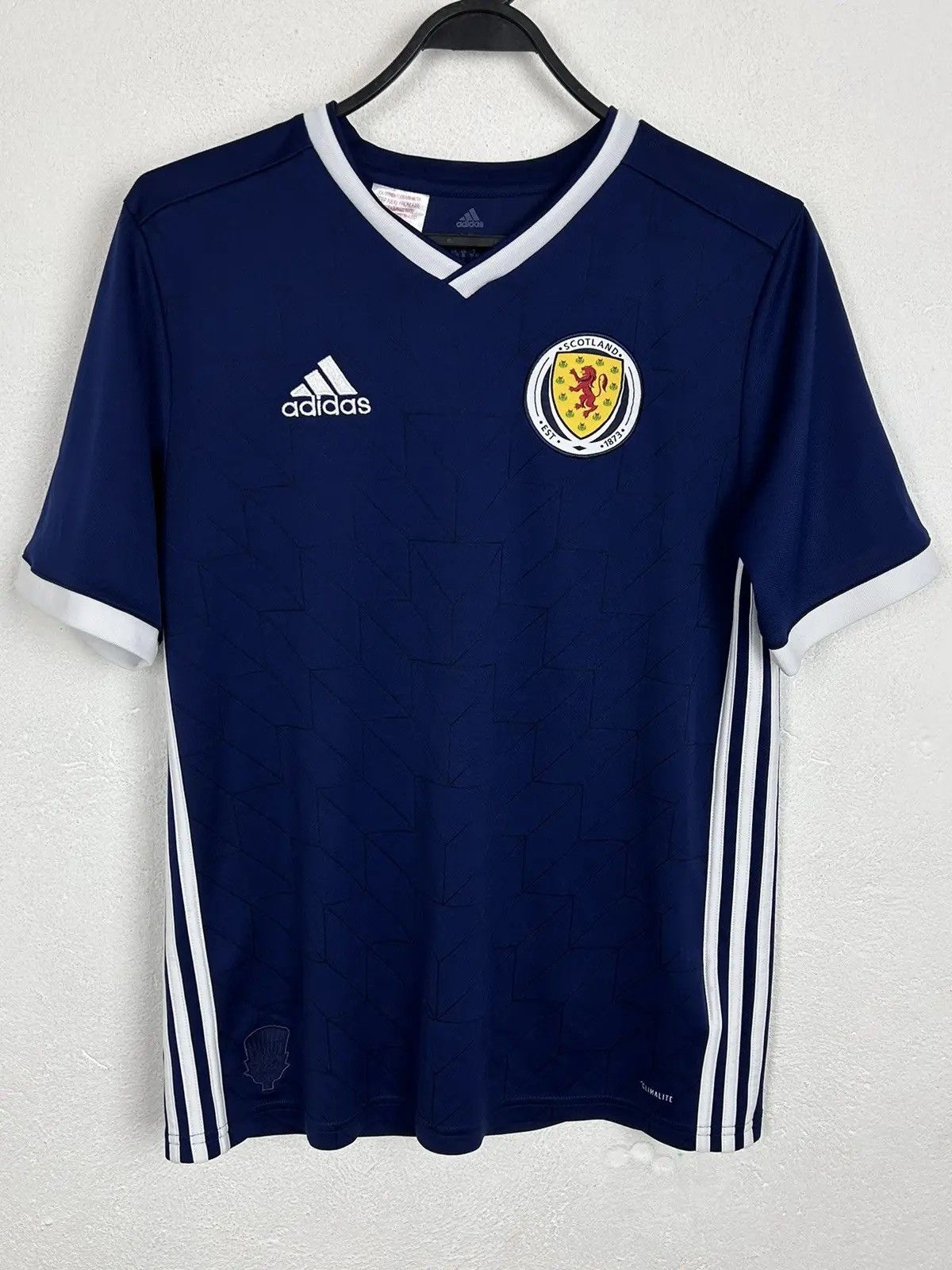 Adidas Adidas x Scotland National Team 2018/19 Home Soccer Jersey Size US S / EU 44-46 / 1 - 1 Thumbnail