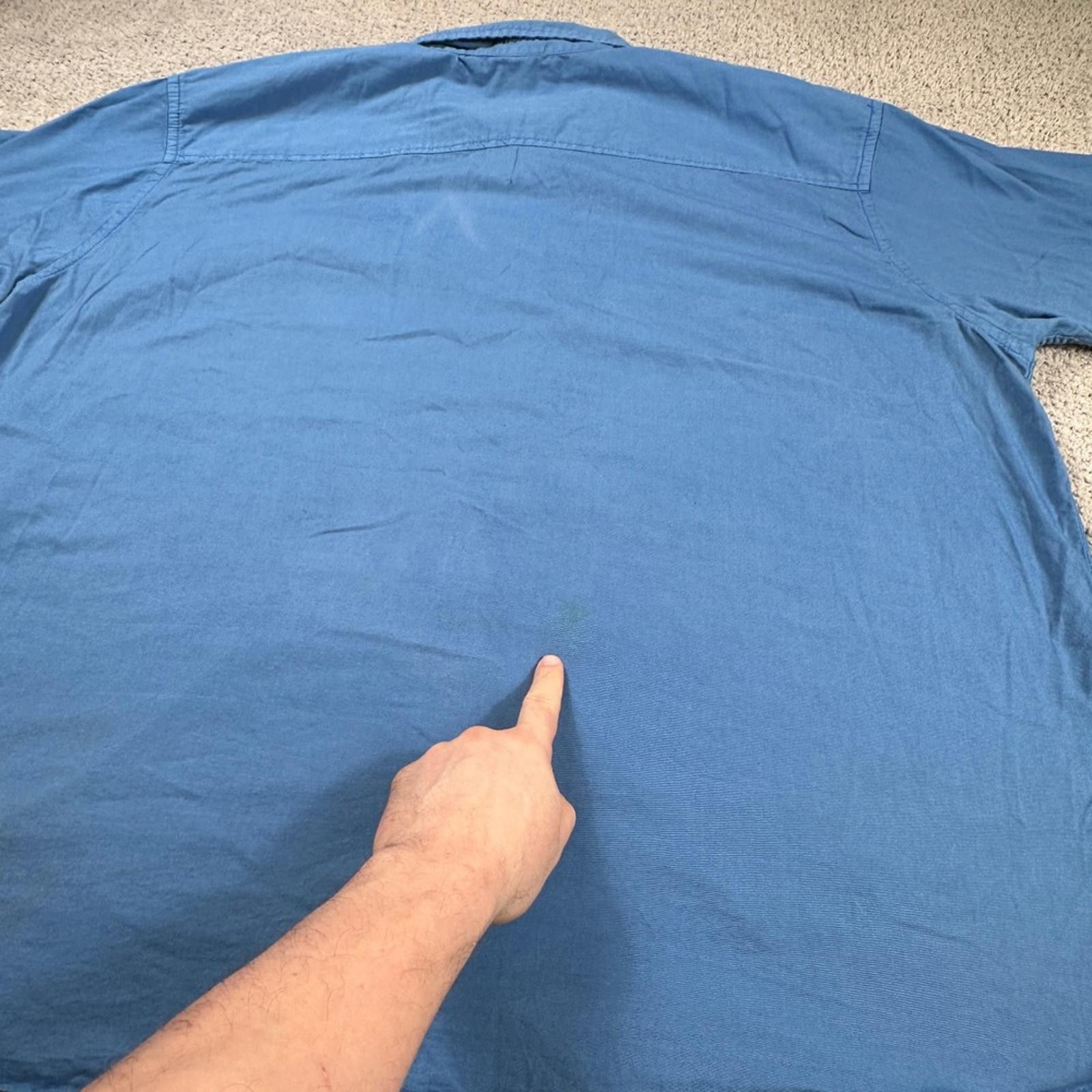 Ecko Unltd. Ecko Unltd Mens 4XB Blue Short Sleeve Button Up Shirt Pocket Size US XXL / EU 58 / 5 - 5 Thumbnail