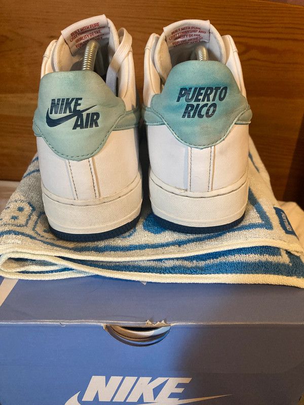 Nike Nike Air Force One AF1 - Puerto Rico PR Day - UK 9 RARE Size US 10 / EU 43 - 4 Thumbnail