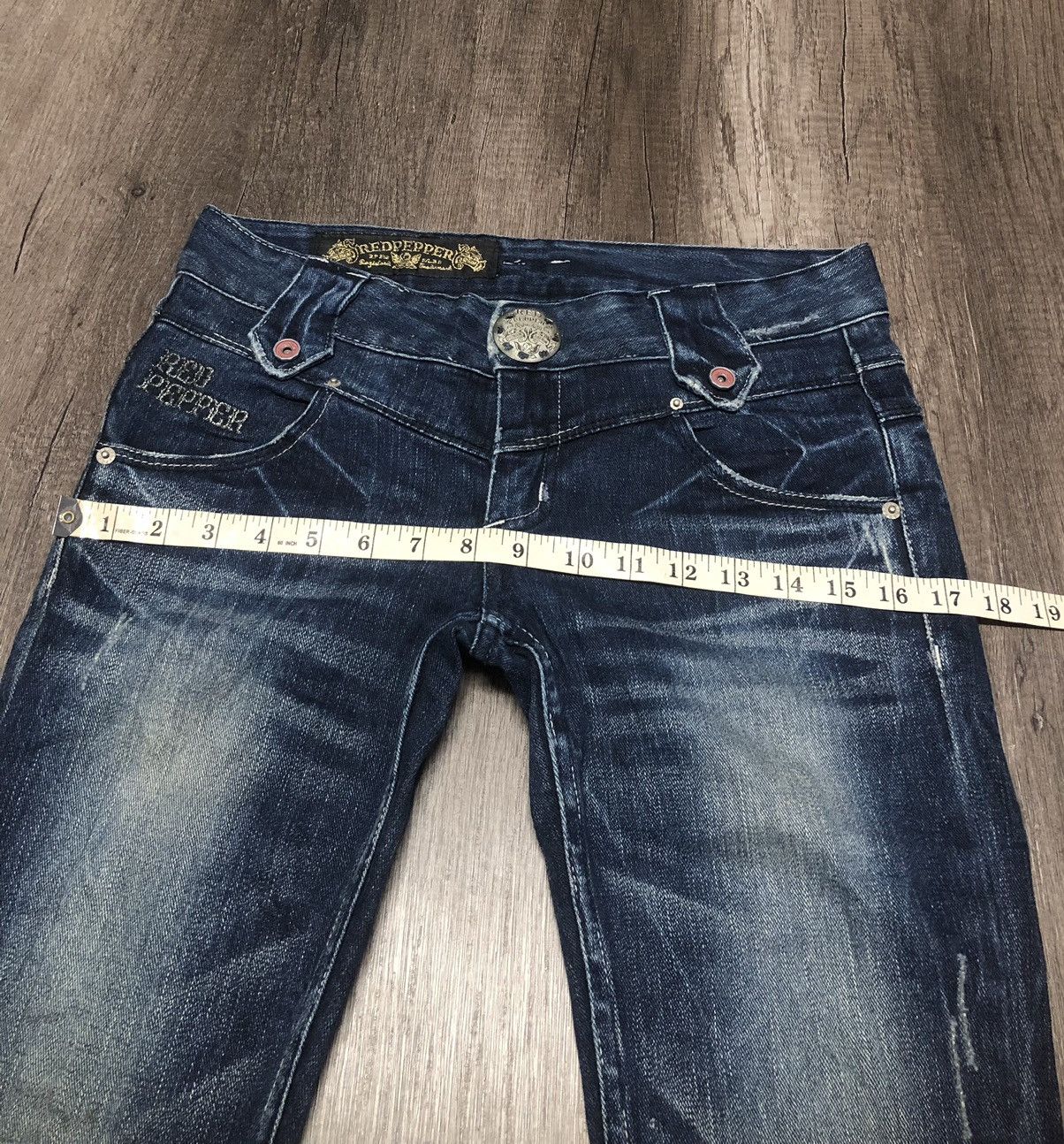 Designer × Japanese Brand Vintage Red Pepper Jeans Gold Label Japanes Brand Size 30" / US 8 / IT 44 - 6 Thumbnail
