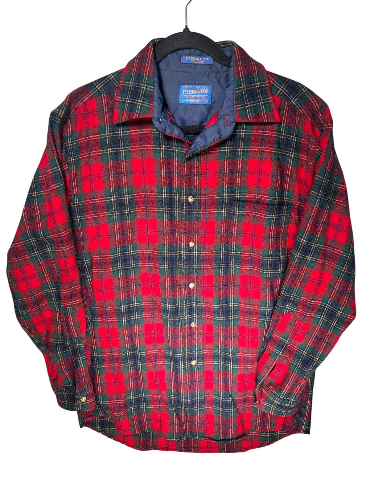 Pendleton Vintage 90s Pendleton Plaid Button Up Size US M / EU 48-50 / 2 - 1 Thumbnail