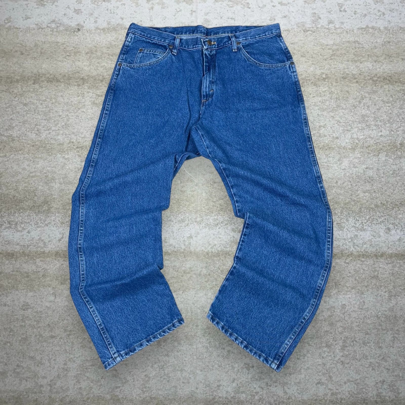 Wrangler Vintage Y2K Wrangler Jeans 38x29 Relaxed Fit Medium Wash Size US 38 / EU 54 - 2 Thumbnail