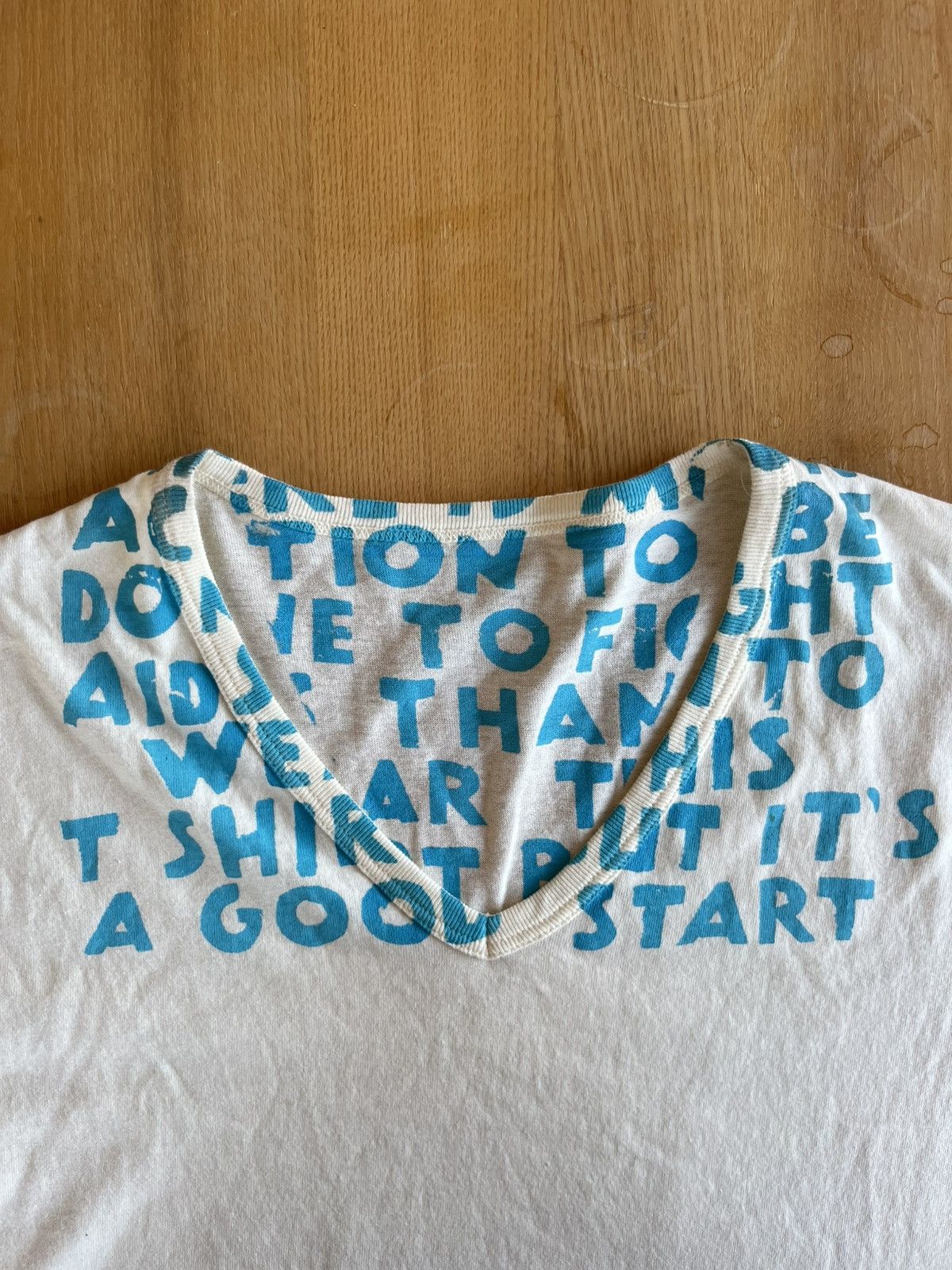 Maison Margiela Martin Margiela - 06SS Earnest AIDS T-Shirt Size US L / EU 52-54 / 3 - 3 Thumbnail