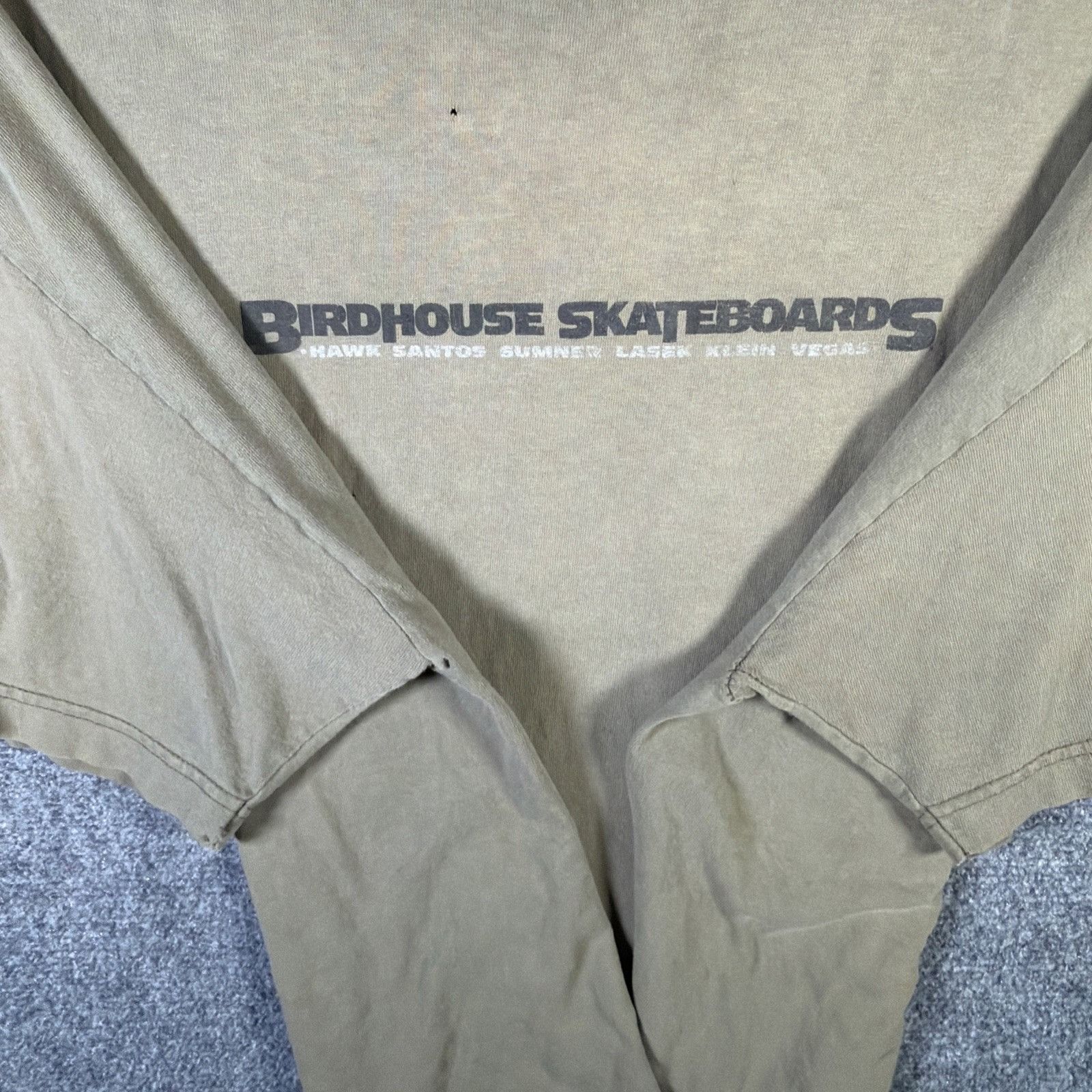 Blind Skateboards Vintage Birdhouse Shirt Mens XL Green 90s Tony Hawk Skate Size US XL / EU 56 / 4 - 7 Thumbnail