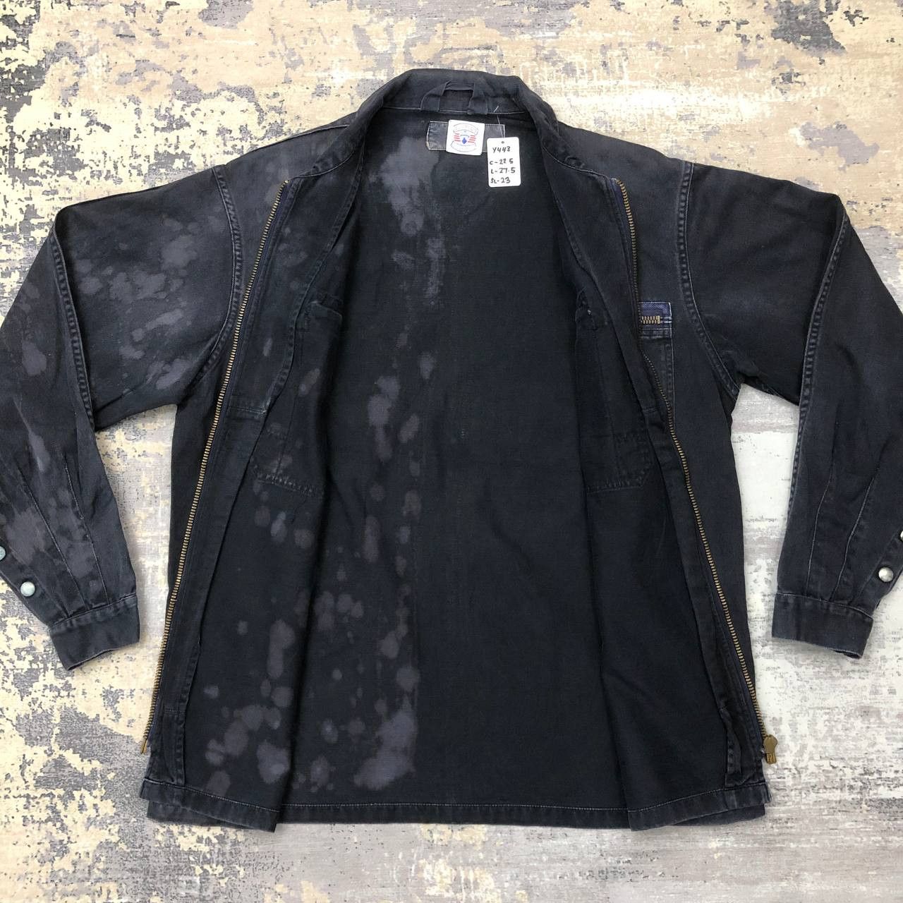 Other Y443 VTG SURPLUS BY UFO ACIDWASH DENIM JACKET Size US M / EU 48-50 / 2 - 3 Thumbnail