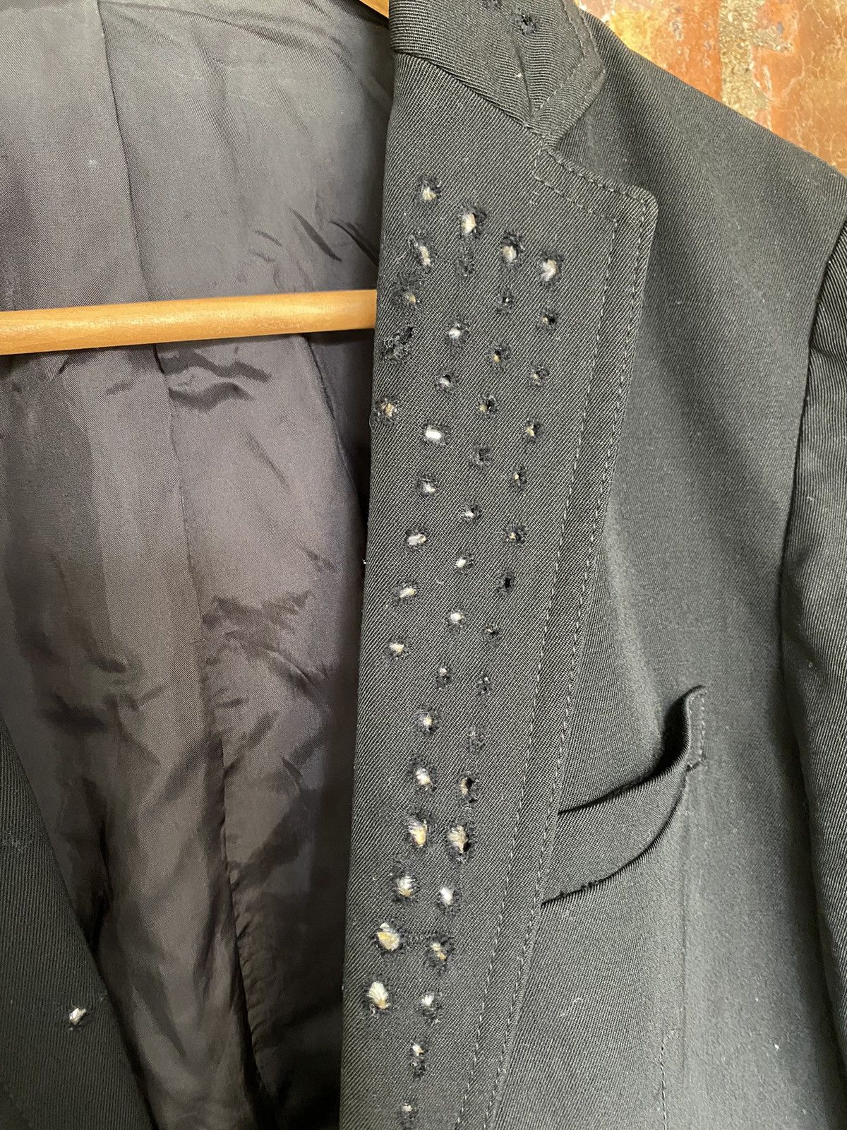 CABANE de ZUCCa Punk hidden collar Stud jacket wool Size US M / EU 48-50 / 2 - 7 Thumbnail