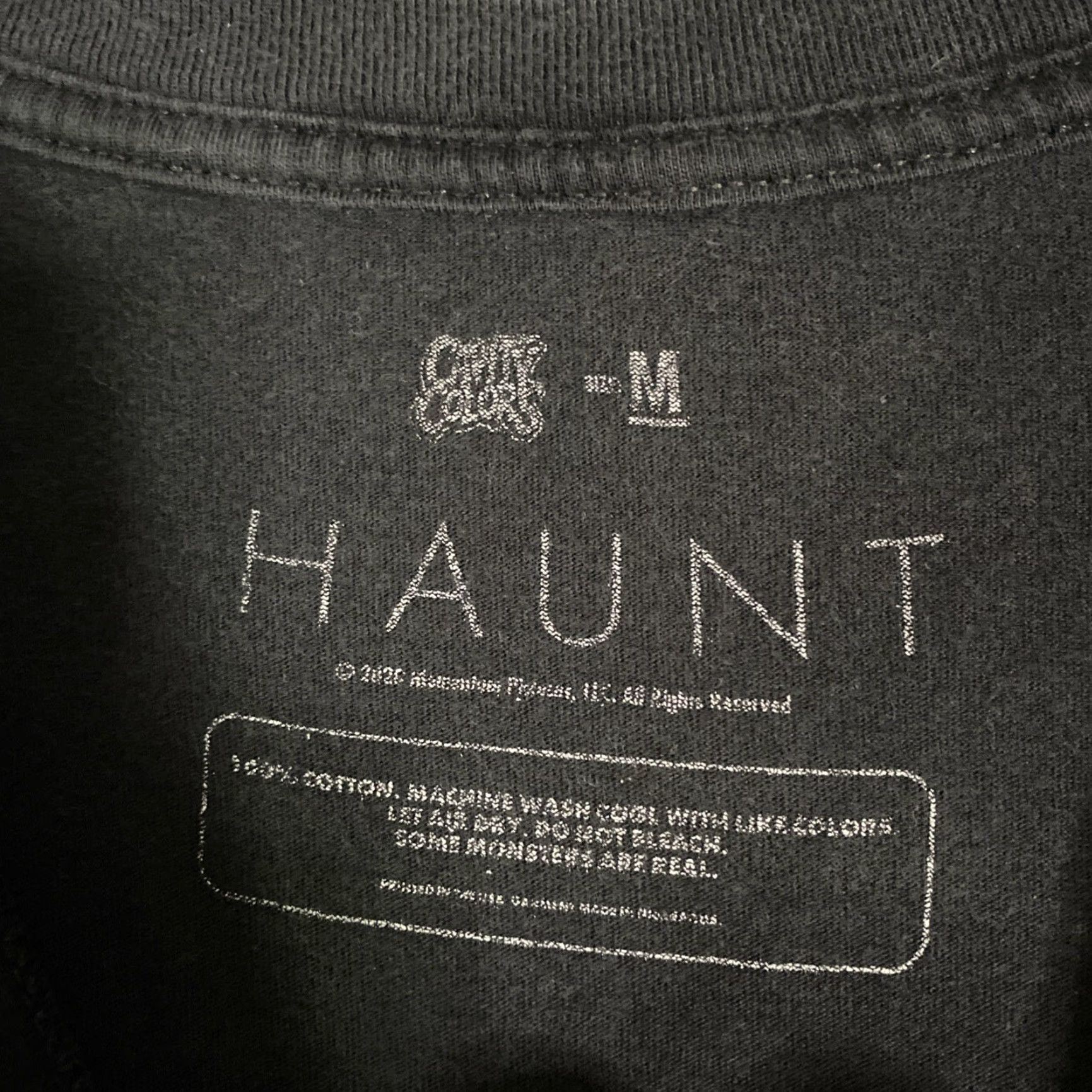 Vintage Haunt T-Shirt Haunt Movie Promo Adult Medium Black Shirt Halloween Mens 20x27 Promo Haunt House M Size US M / EU 48-50 / 2 - 6 Thumbnail